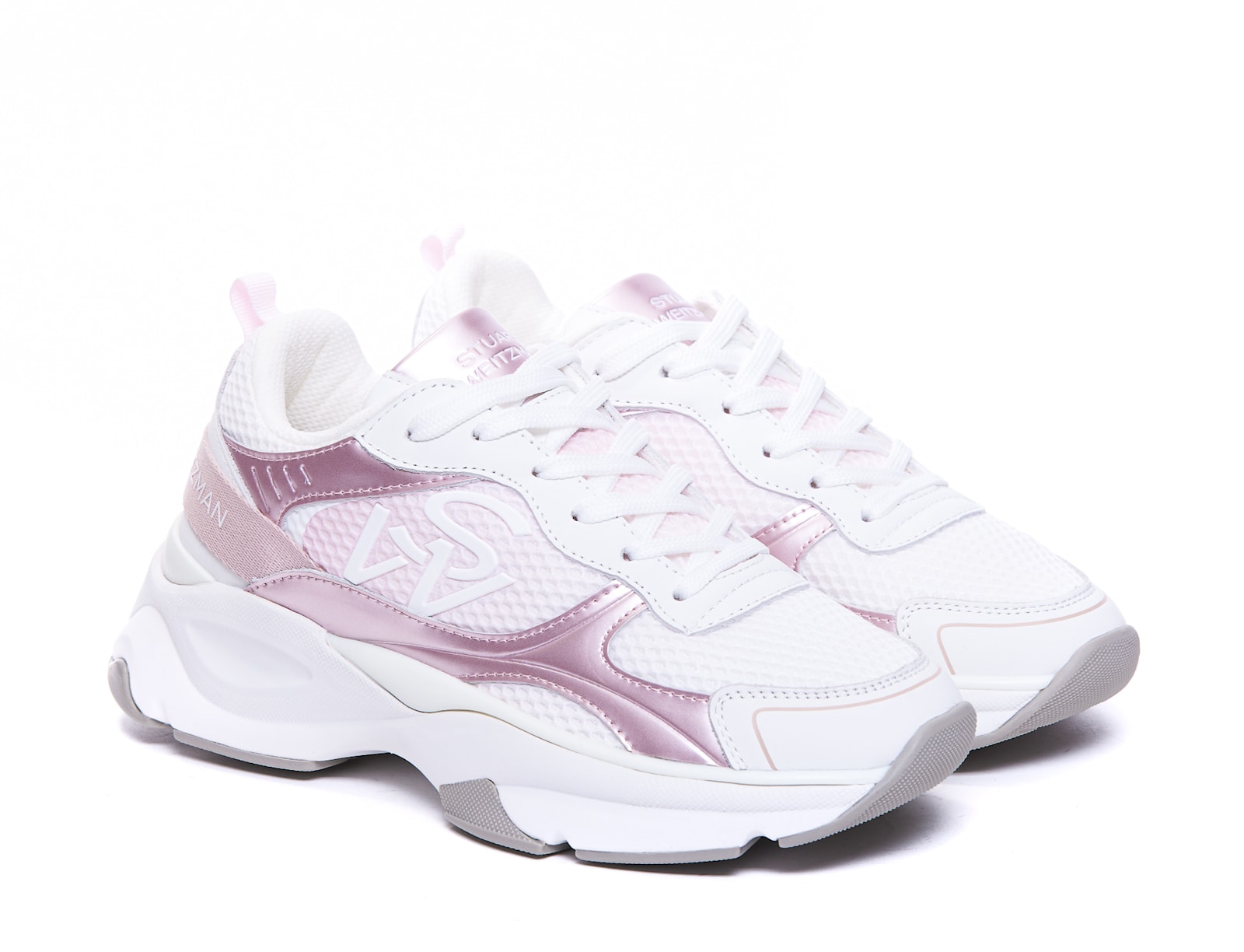 Stuart Weitzman Trainer Sneakers In White