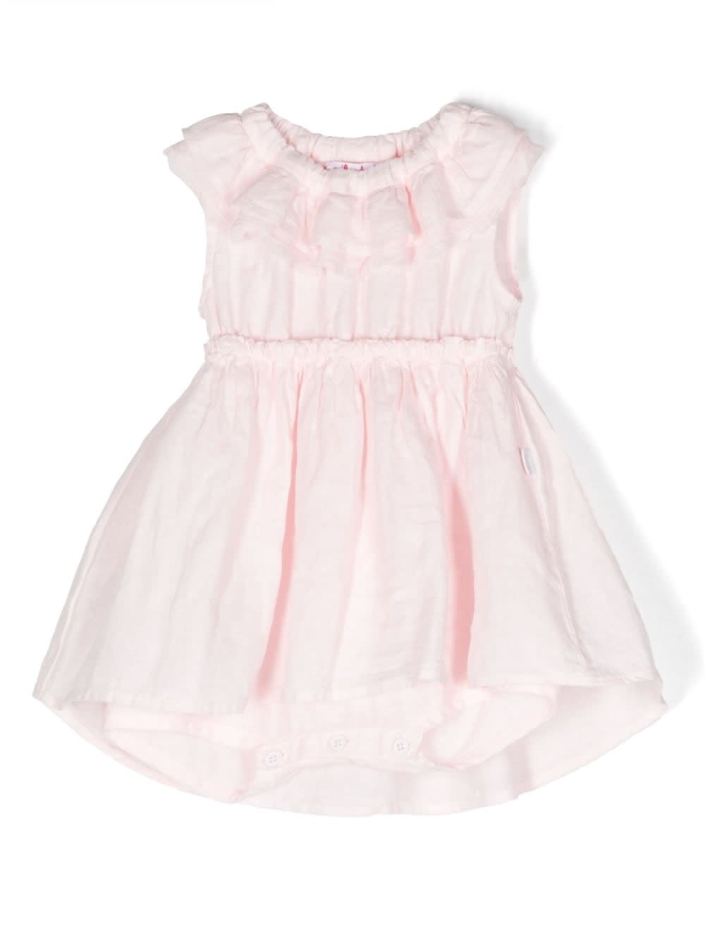 Shop Il Gufo Dress With Ruffles In Pink