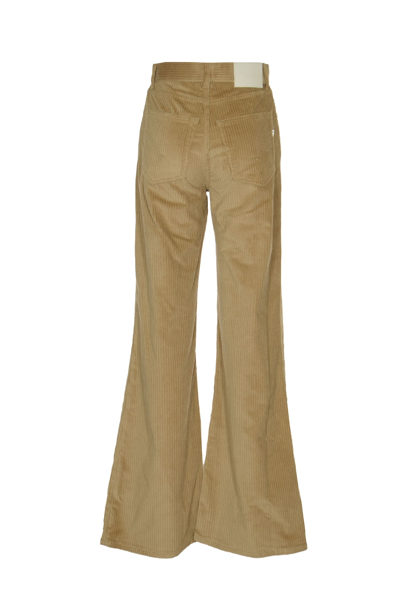 Shop Dondup Flared Leg Jeans In Cannella