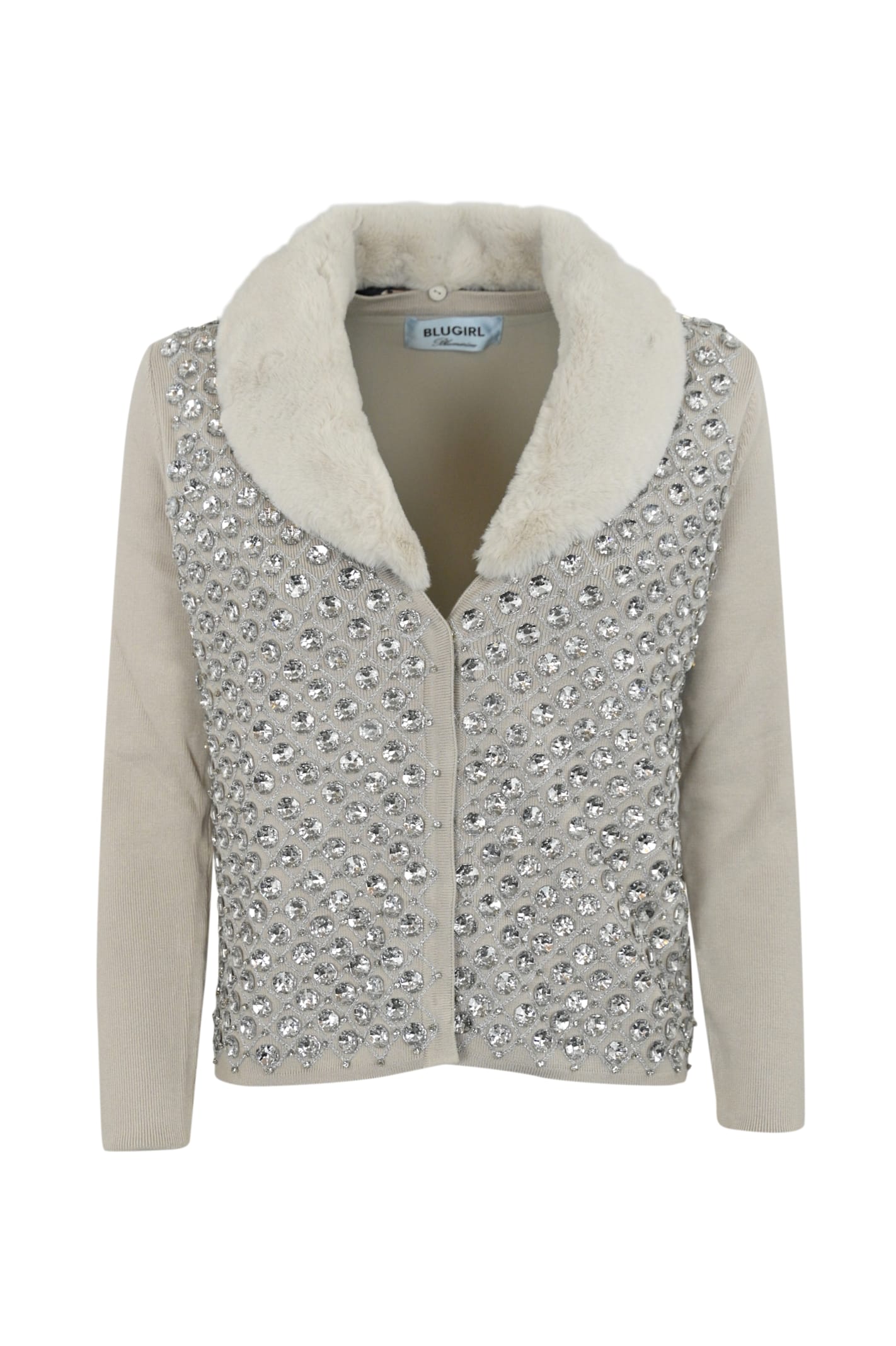 Cardigan Jacket With Jewel Embroidery