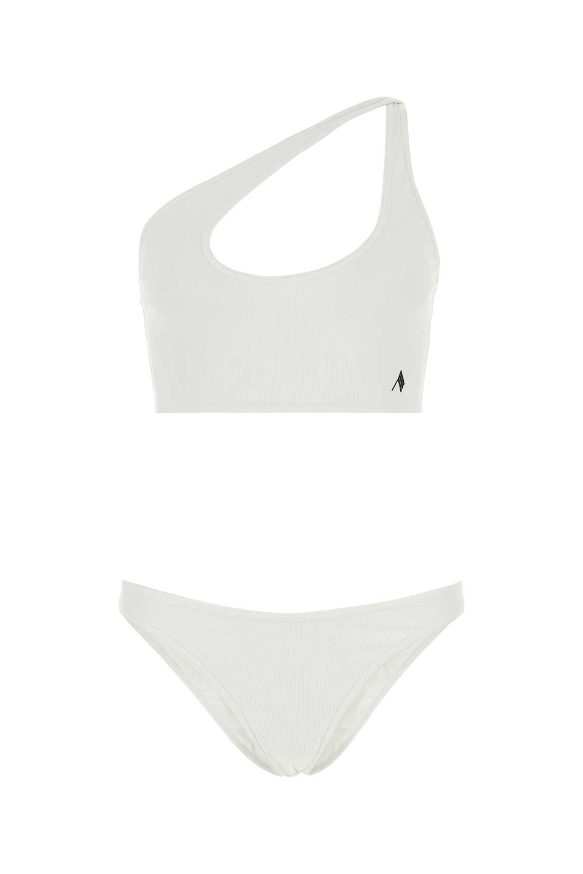 White Stretch Nylon Bikini
