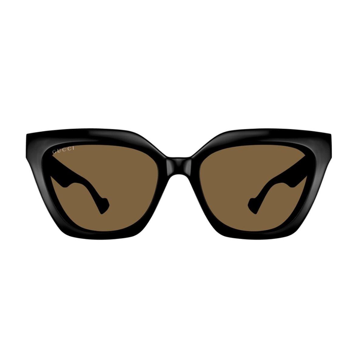 Gucci Cat-eye Frame Clip-on Sunglasses In Black
