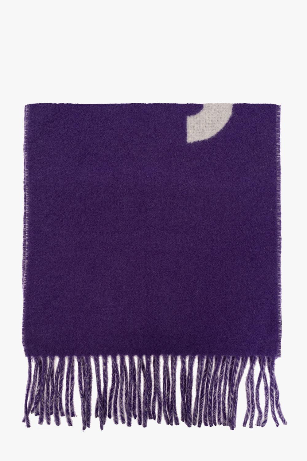 JACQUEMUS WOOL SCARF WITH LOGO