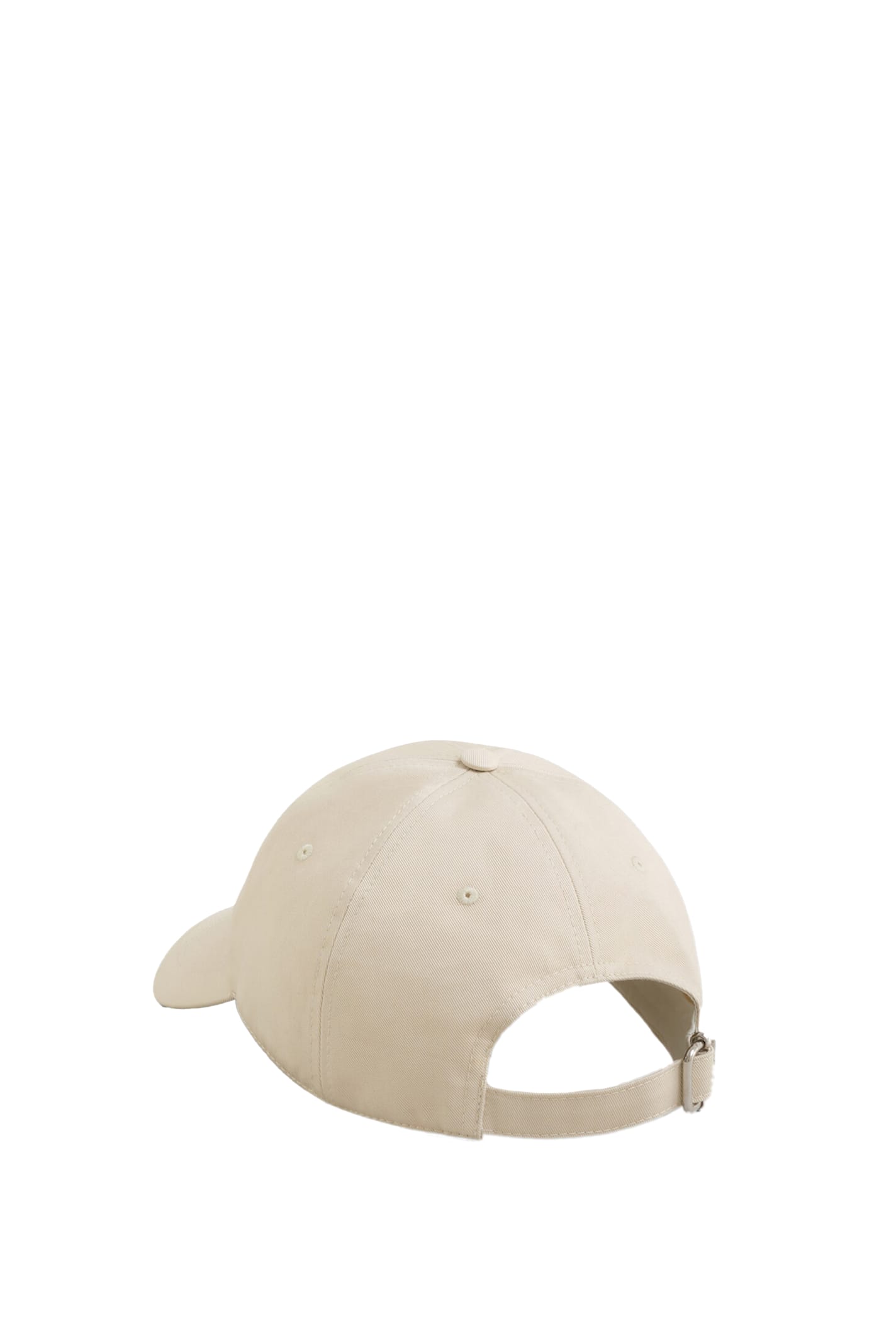 Marni Ivory Logo Baseball Cap In Beige