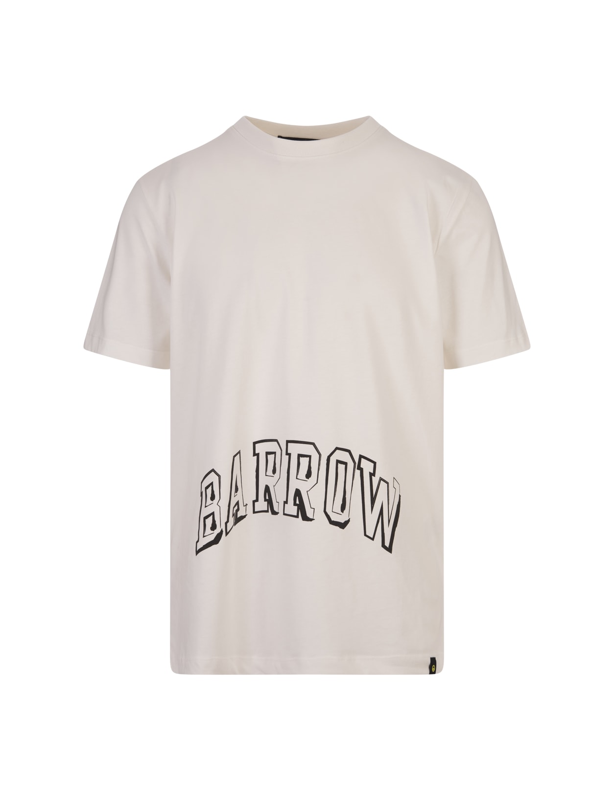 White T-shirt With Logo And Smile Basketball