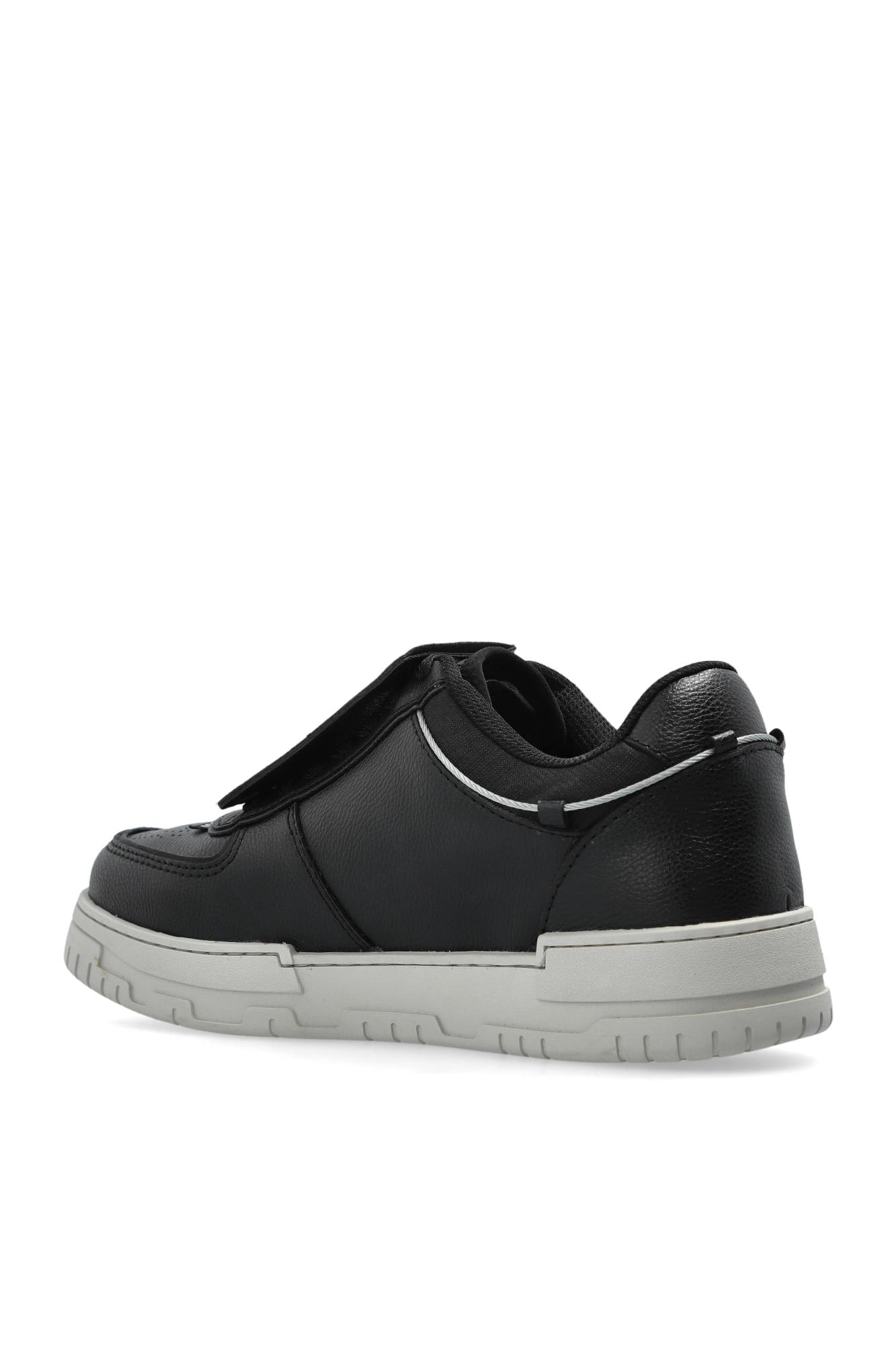 44 Label Group Polyester Sneakers In Black