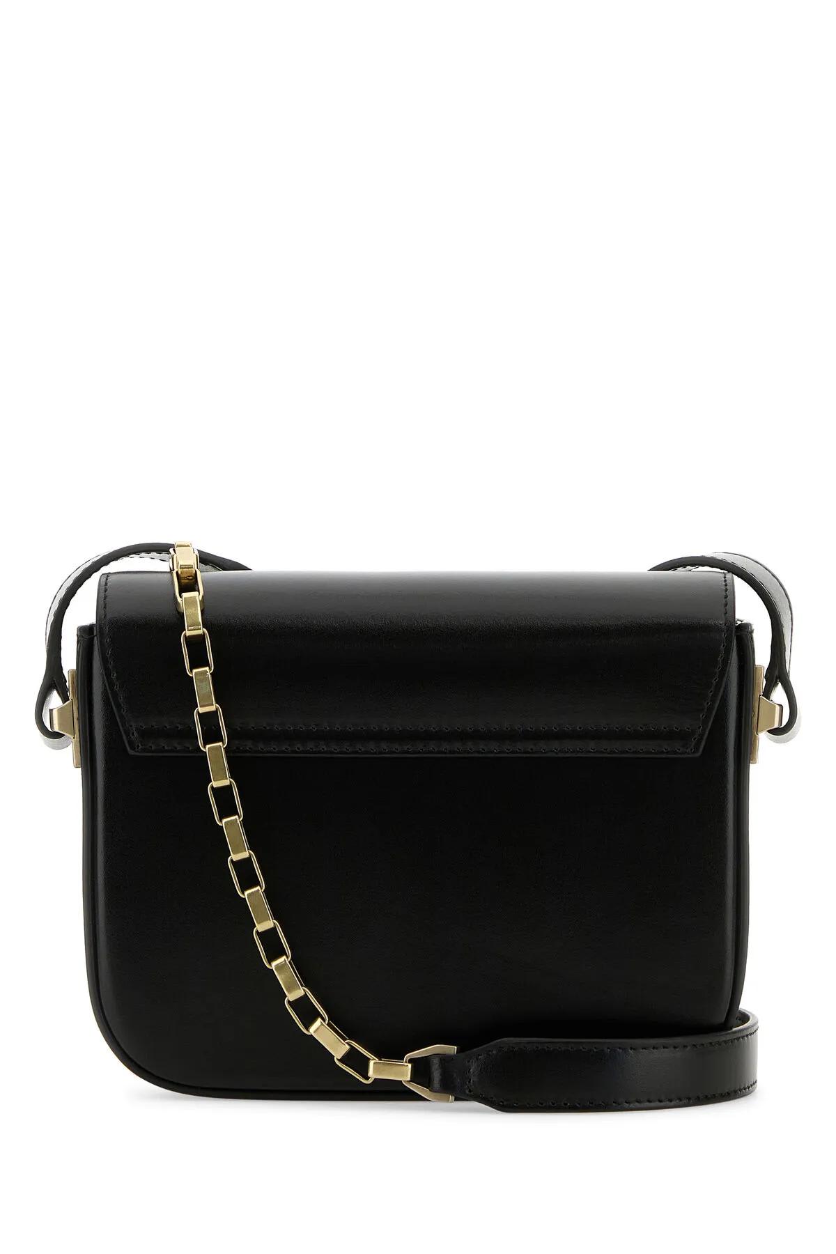 Shop Isabel Marant Black Leather Small Lizza Crossbody Bag