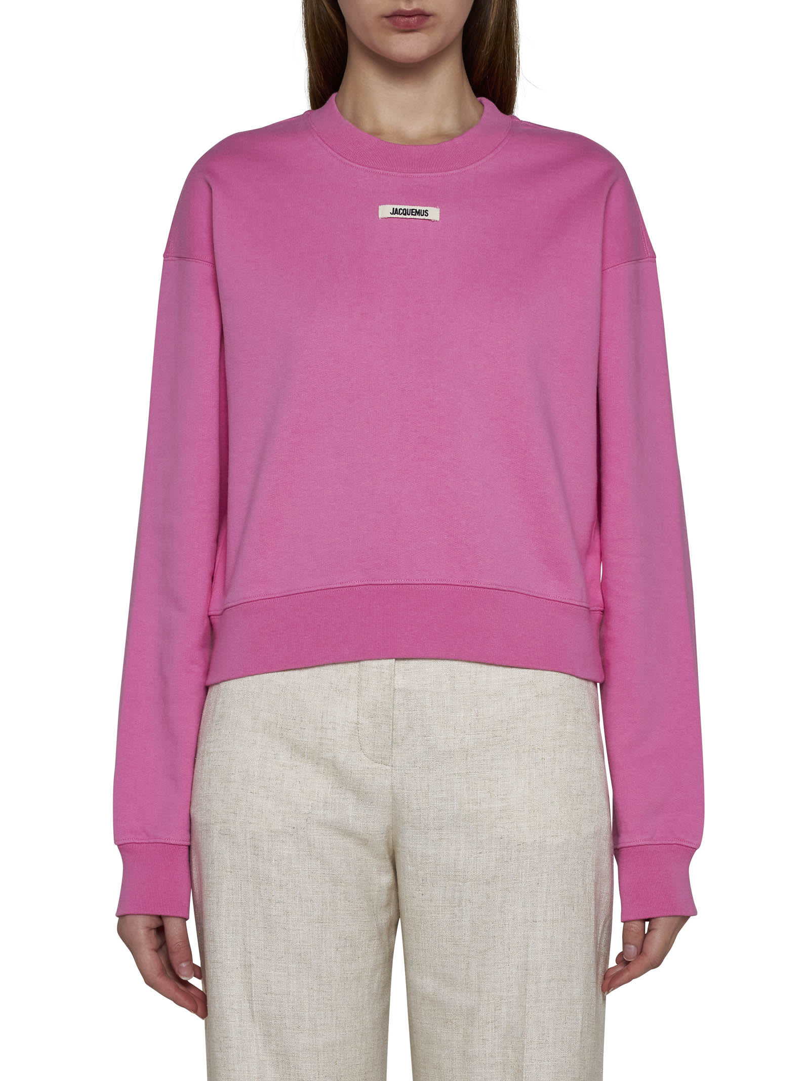 Shop Jacquemus Sweater In Pink 2
