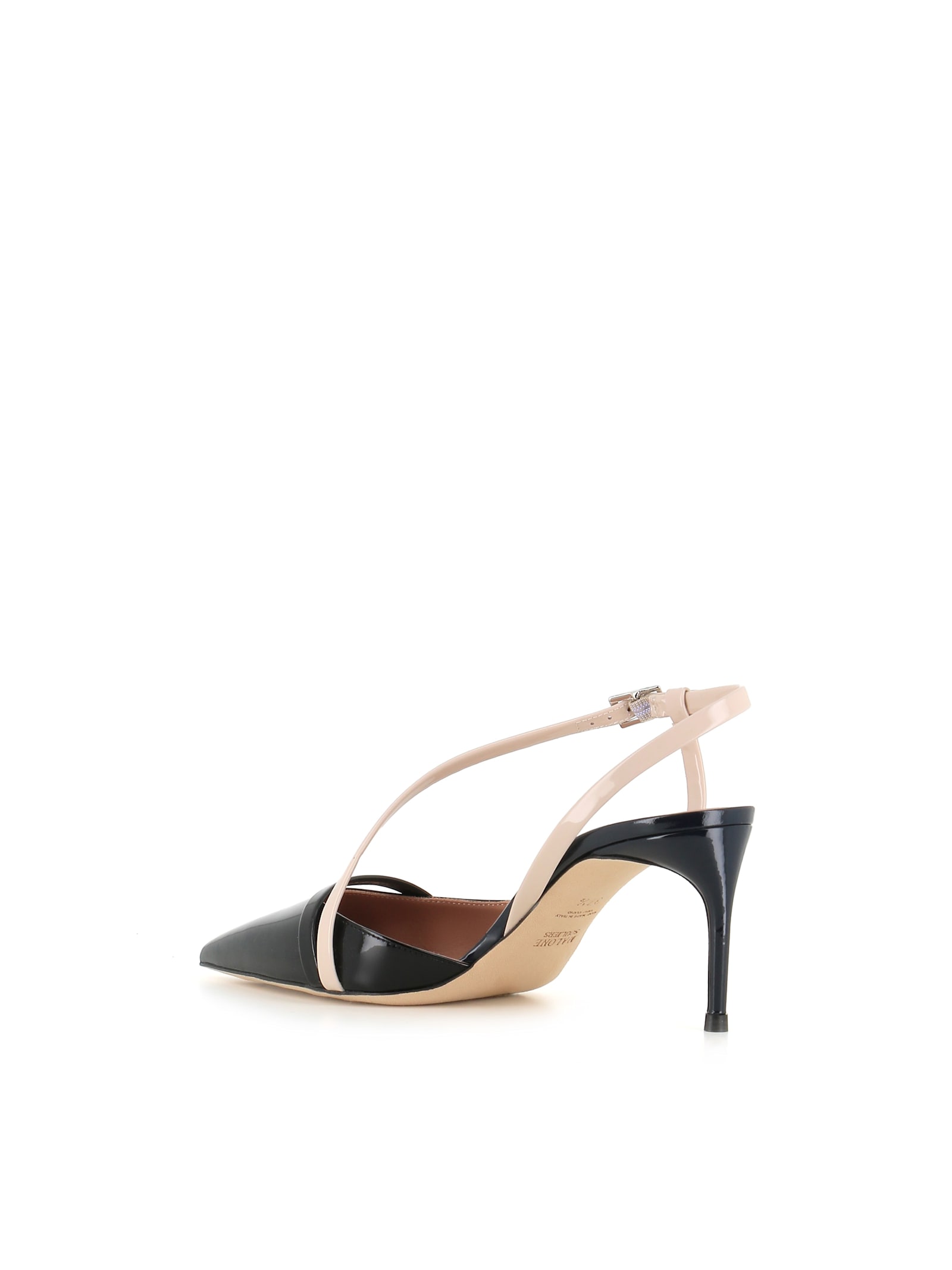 Malone Souliers Glossy Two-tone Stiletto Pointed Toe Pumps