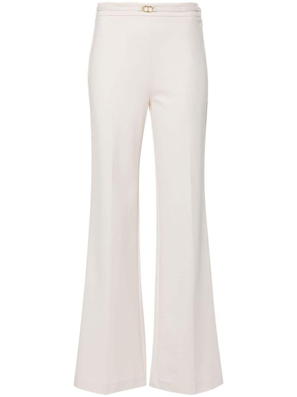 Shop Twinset Trousers In Old White