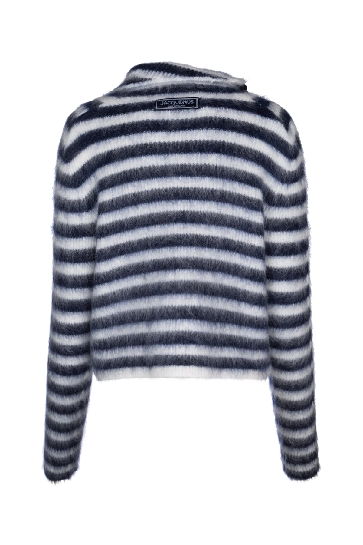 Shop Jacquemus Le Pull Marina In Multinavy