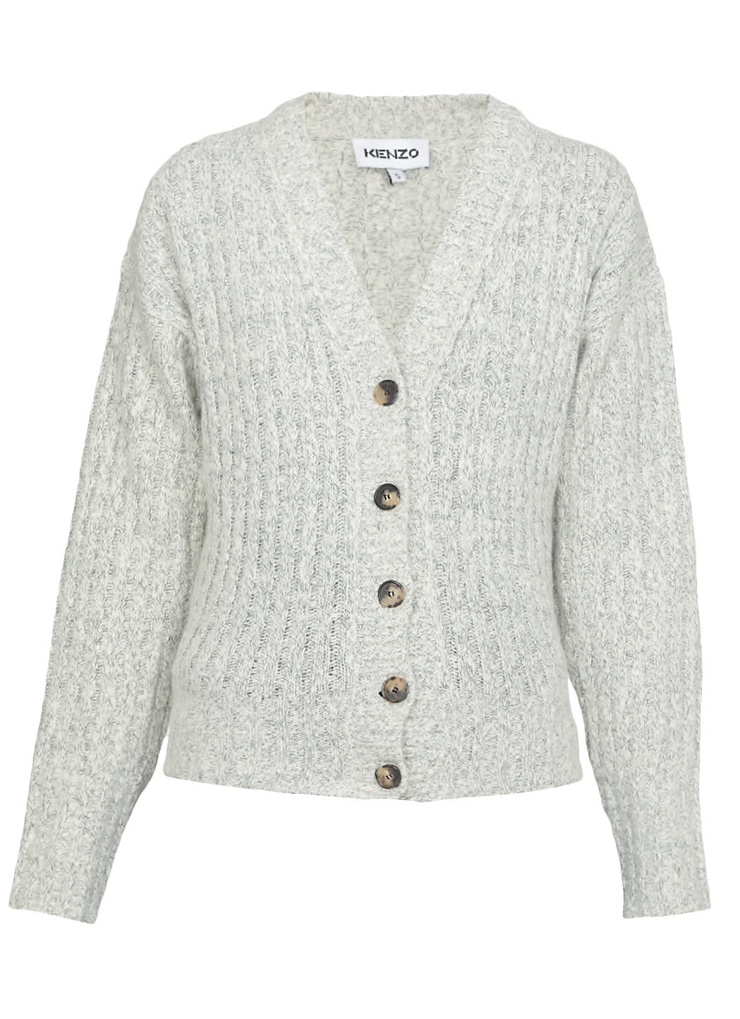 Kenzo Wool And Cashmere Knitted Cardigan