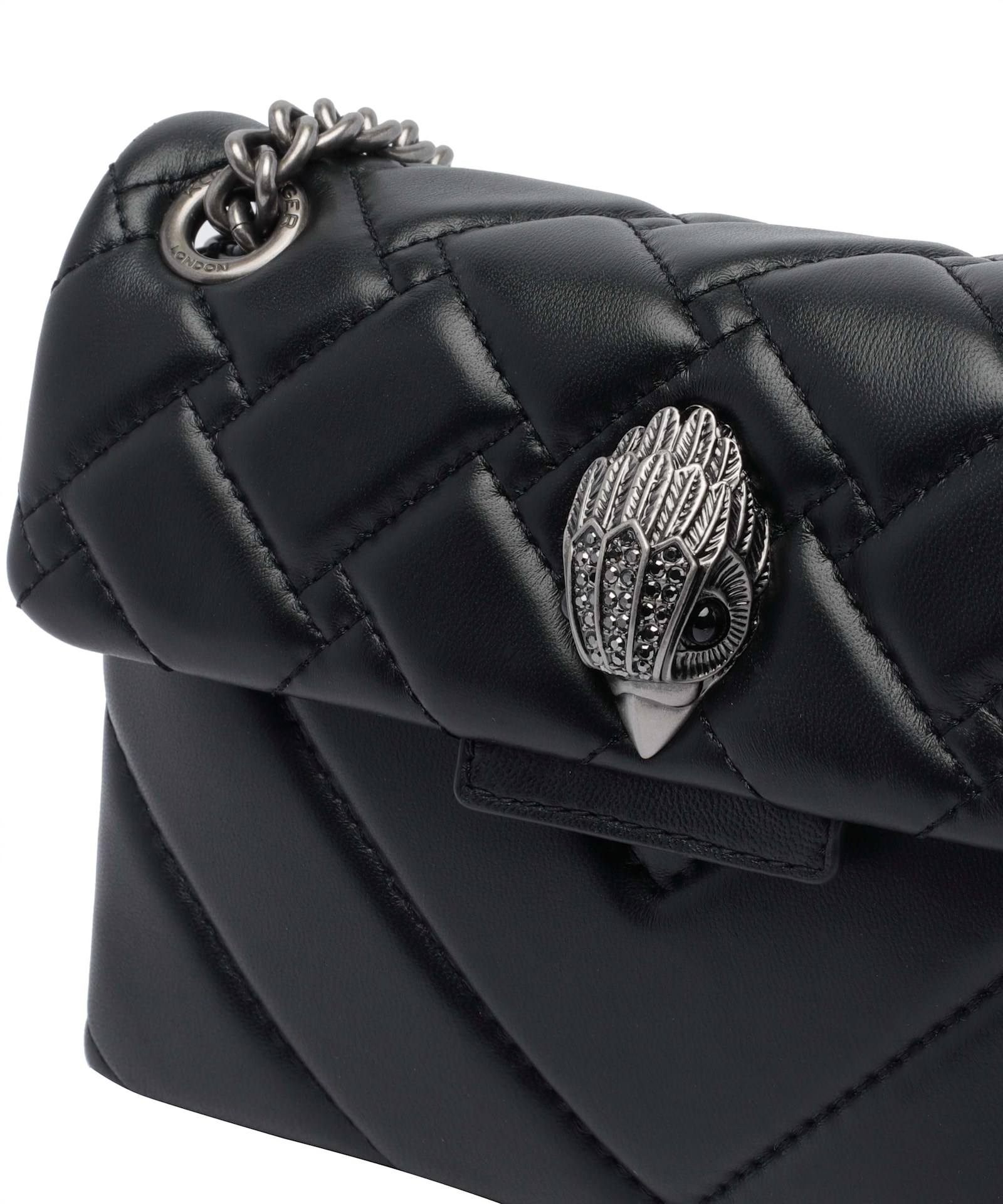 Kurt Geiger Mini Kensington Crossbody Bag In Black