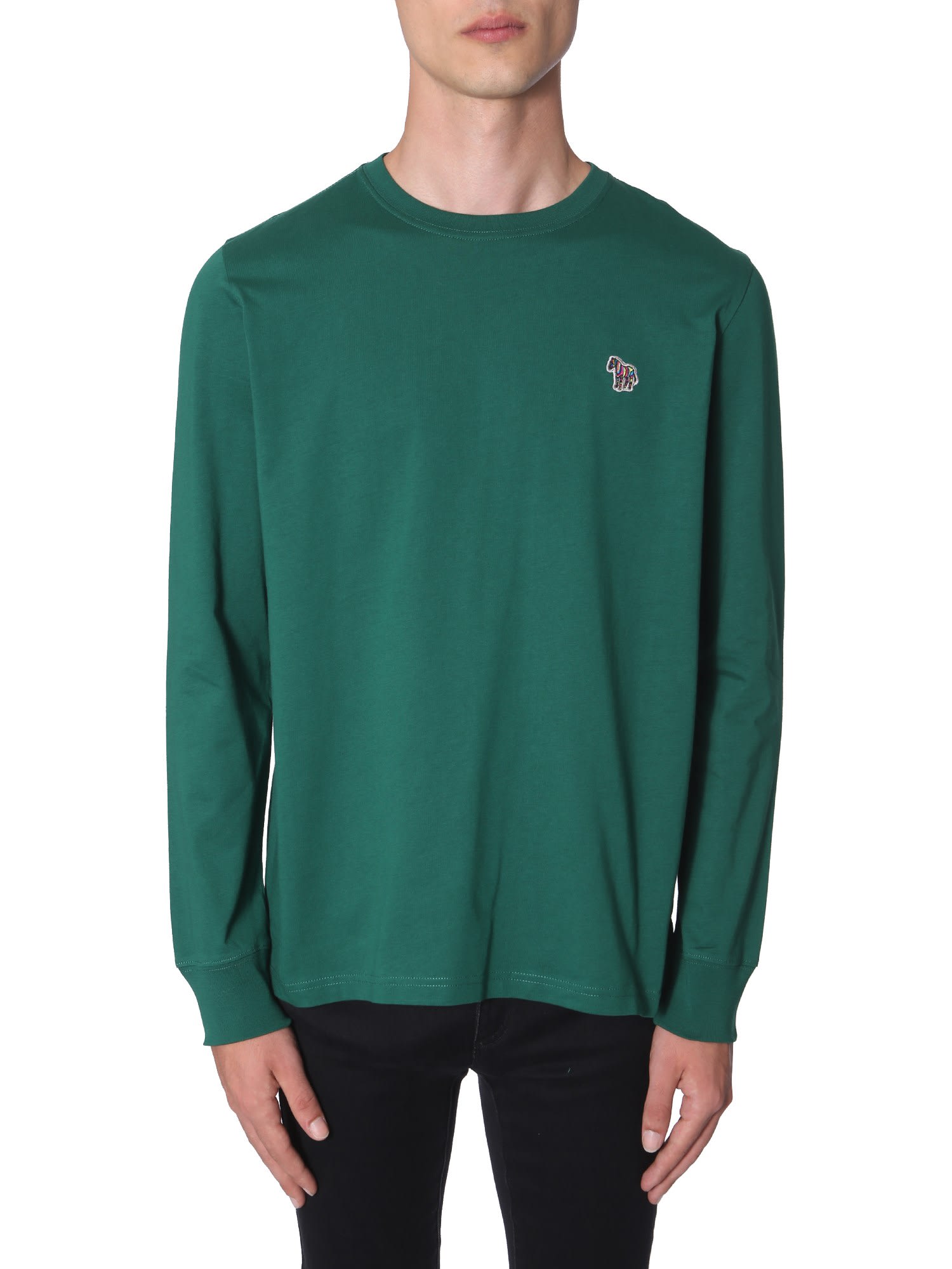 Ps By Paul Smith Long Sleeve T-shirt In Verde