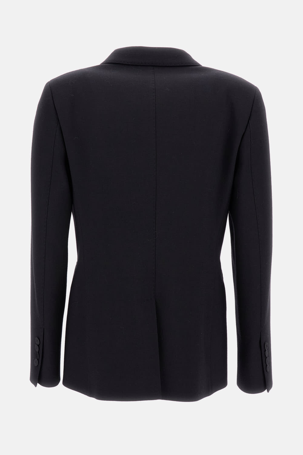 Alberto Biani Double-breasted Smoking Blazer In Black