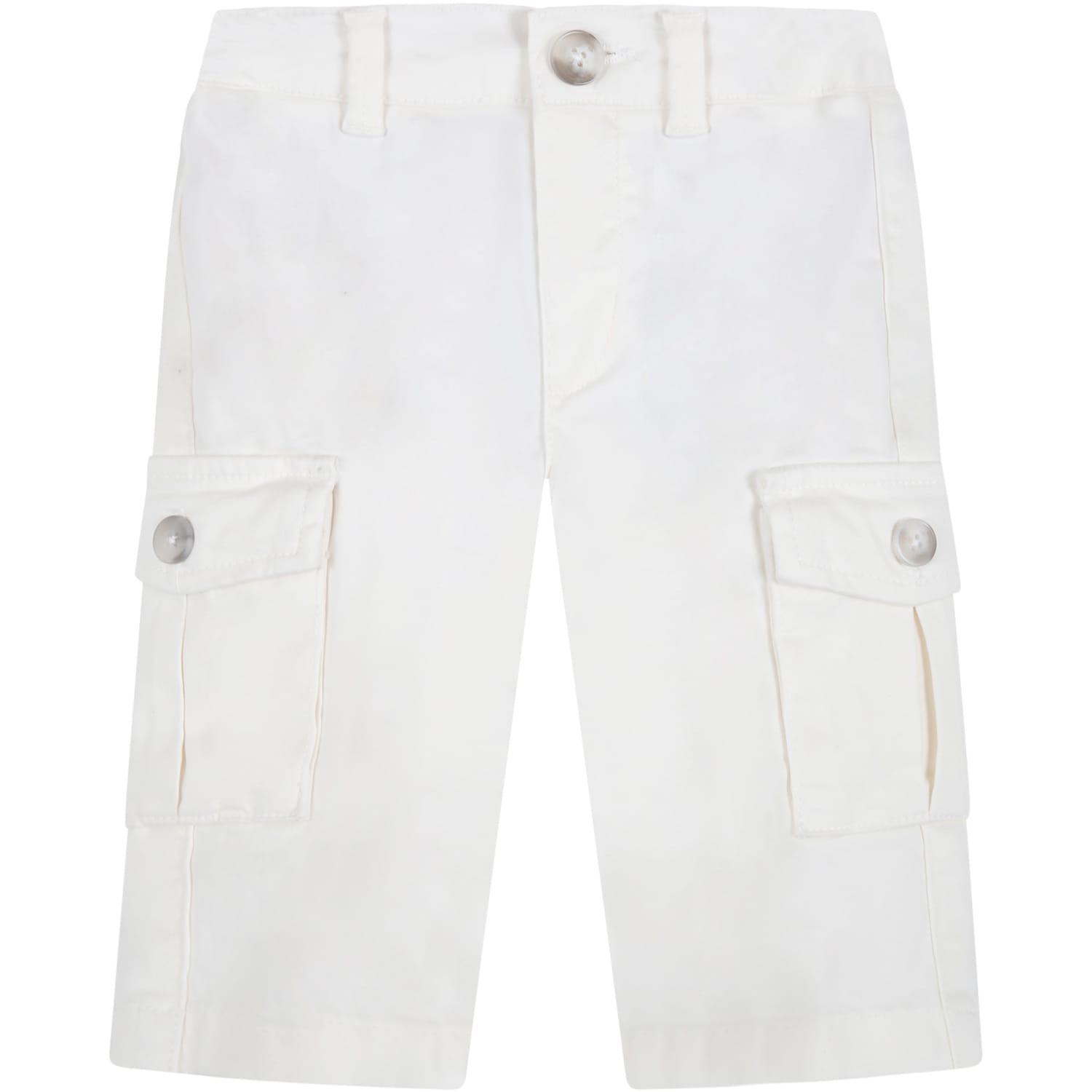 Fay White Pants For Baby Boy
