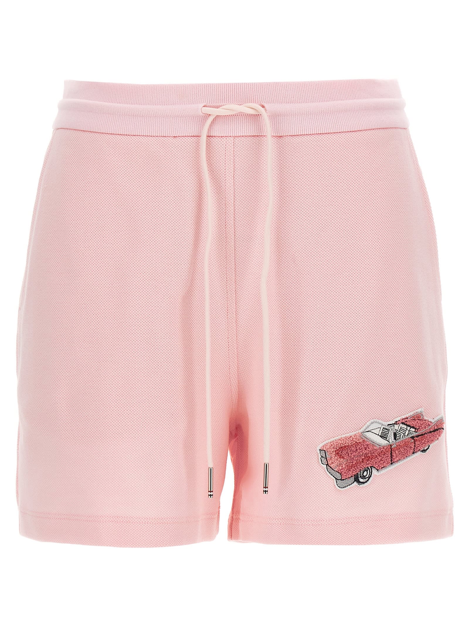 Shop Thom Browne Summer Shorts In Pink