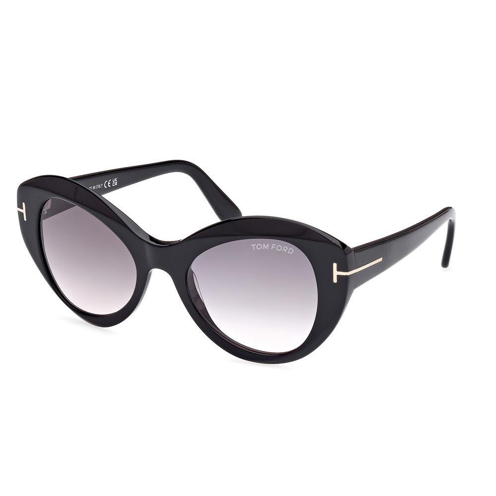 Shop Tom Ford Butterfly Frame Sunglasses In 01b