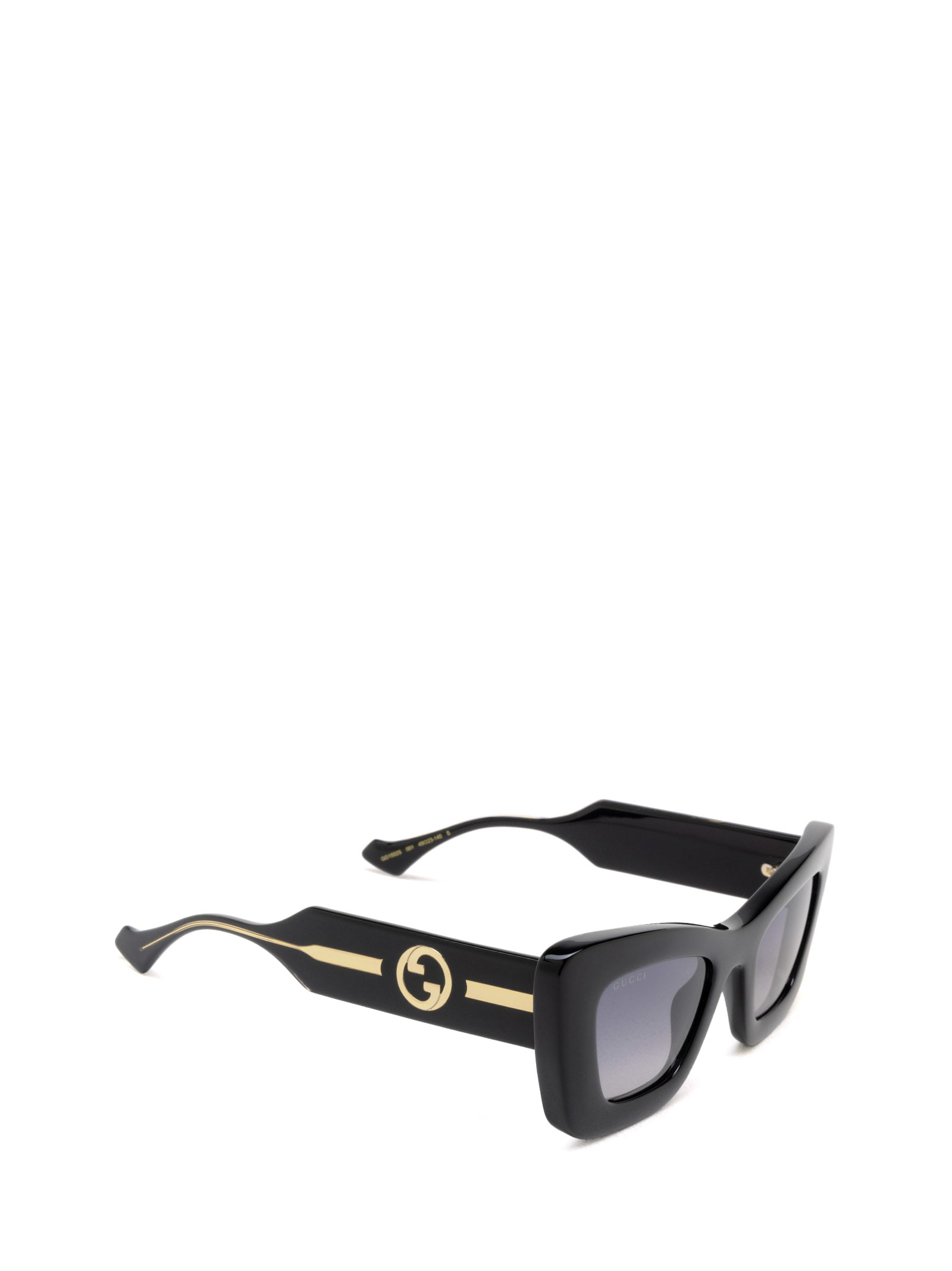 Shop Gucci Gg1552s Black Sunglasses