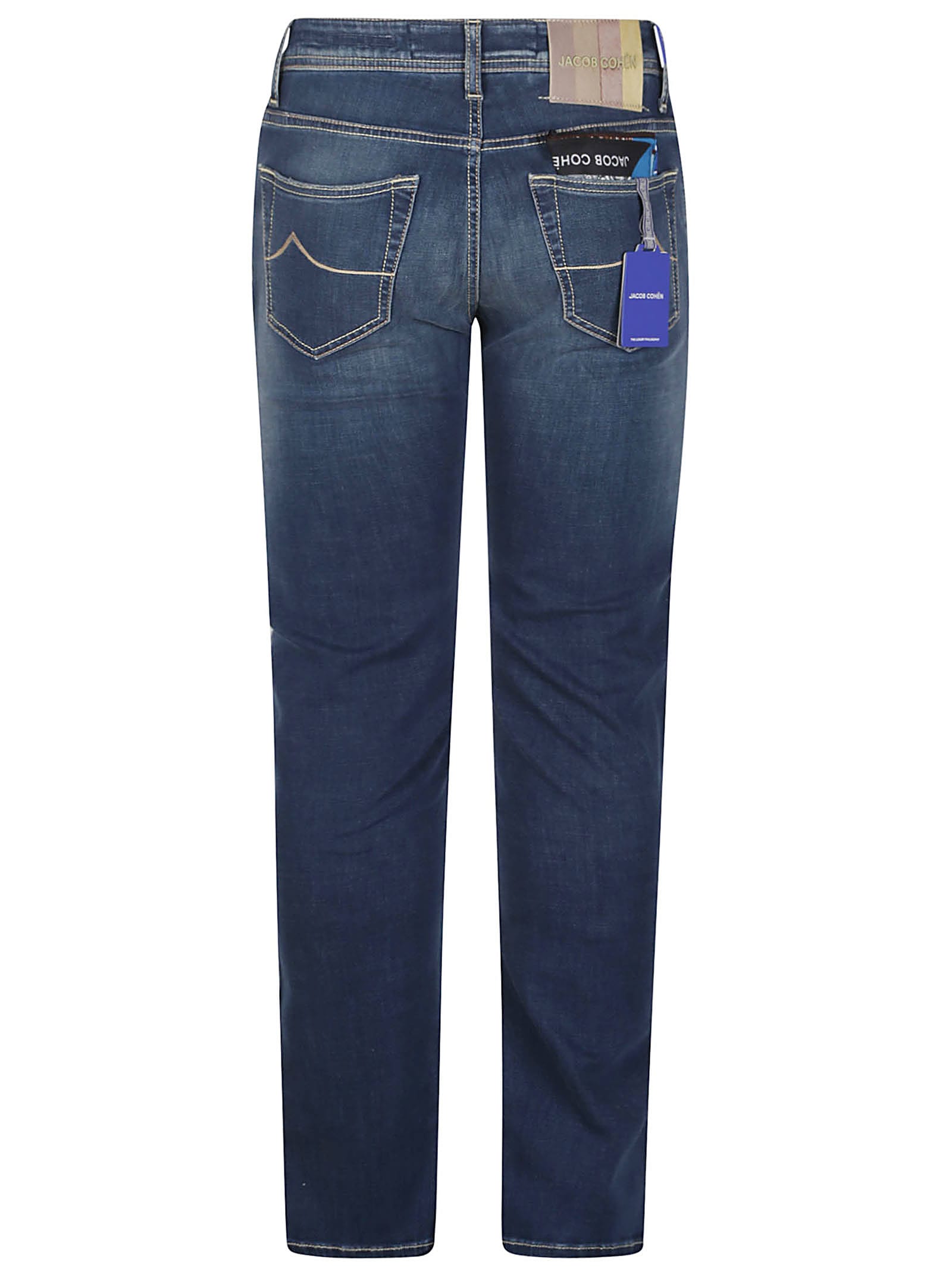 Shop Jacob Cohen 5 Pockets Jeans Super Slim Fit Nick Slim In D Blu
