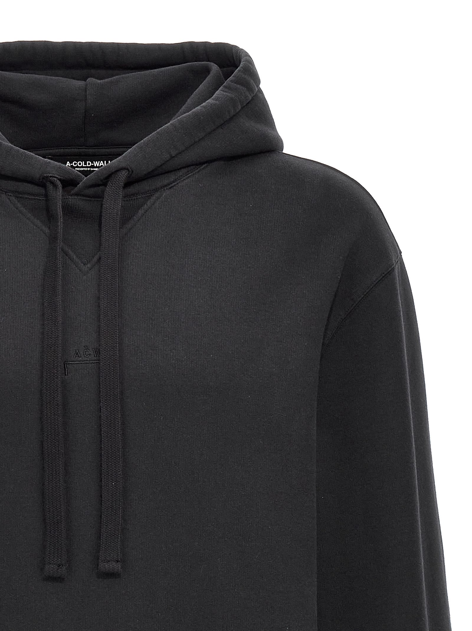 Shop A-cold-wall* Essential Hoodie In Black