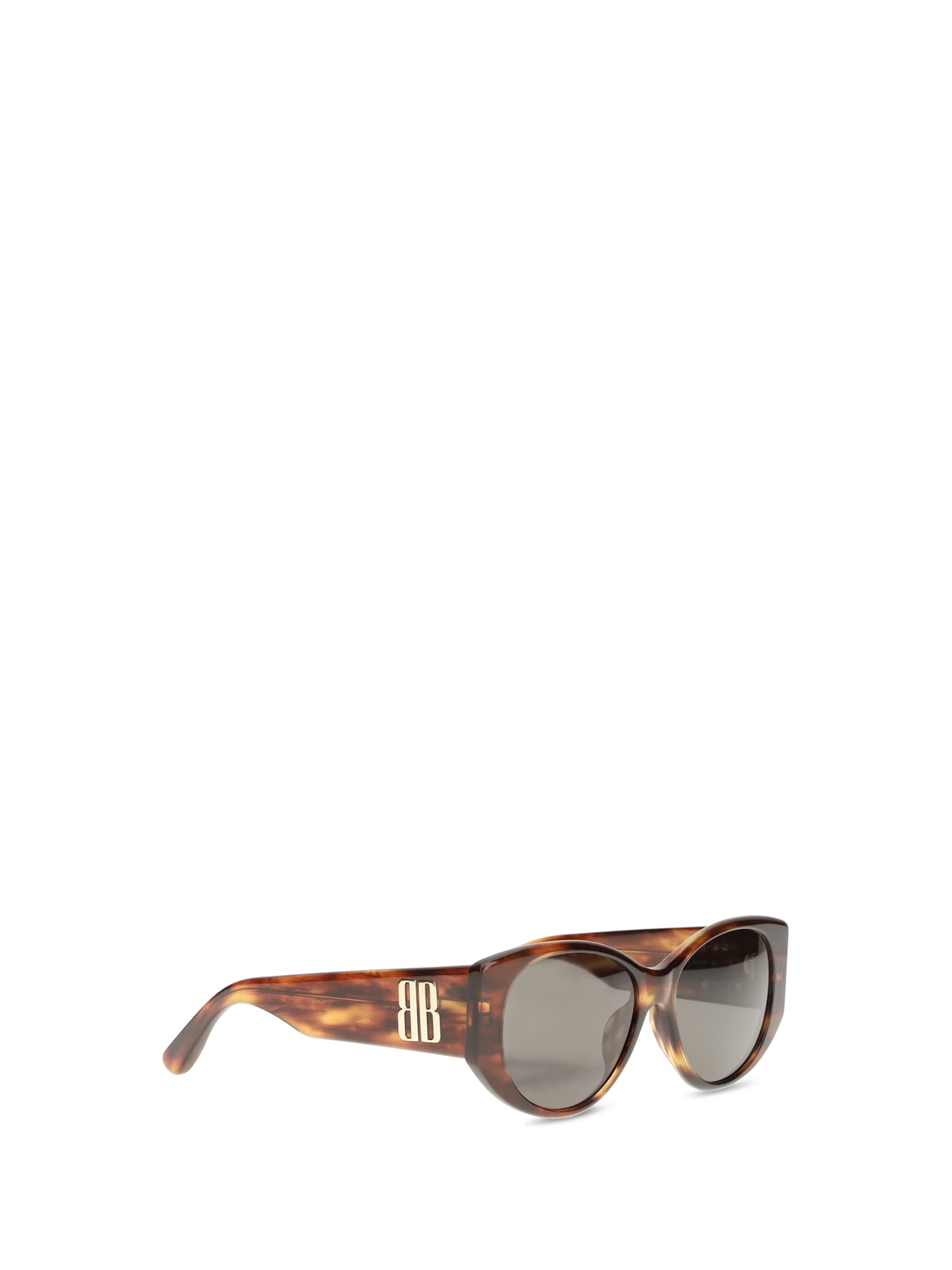Balenciaga Women Acetate Sunglasses In Brown