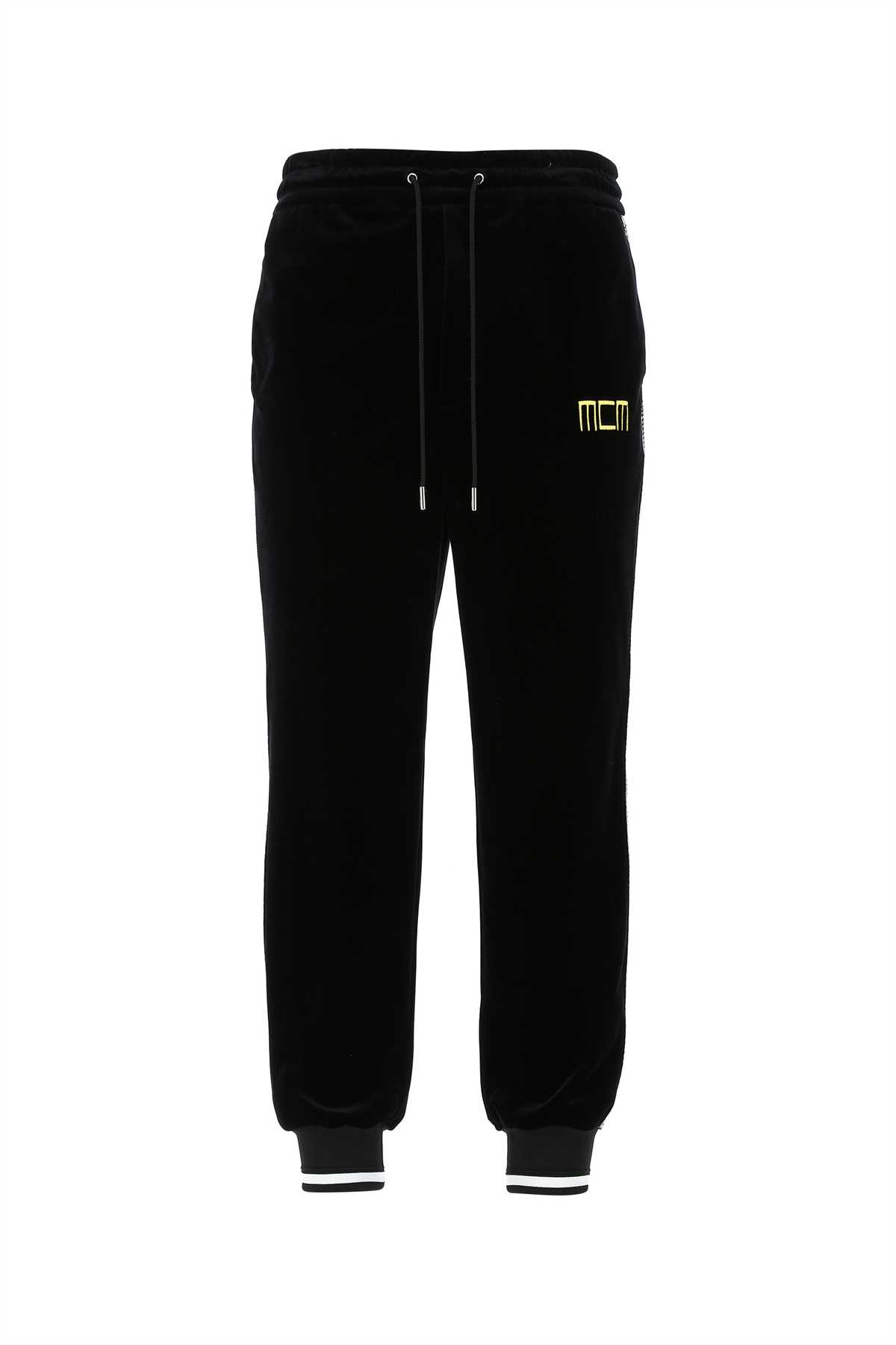 Black Chenille Joggers