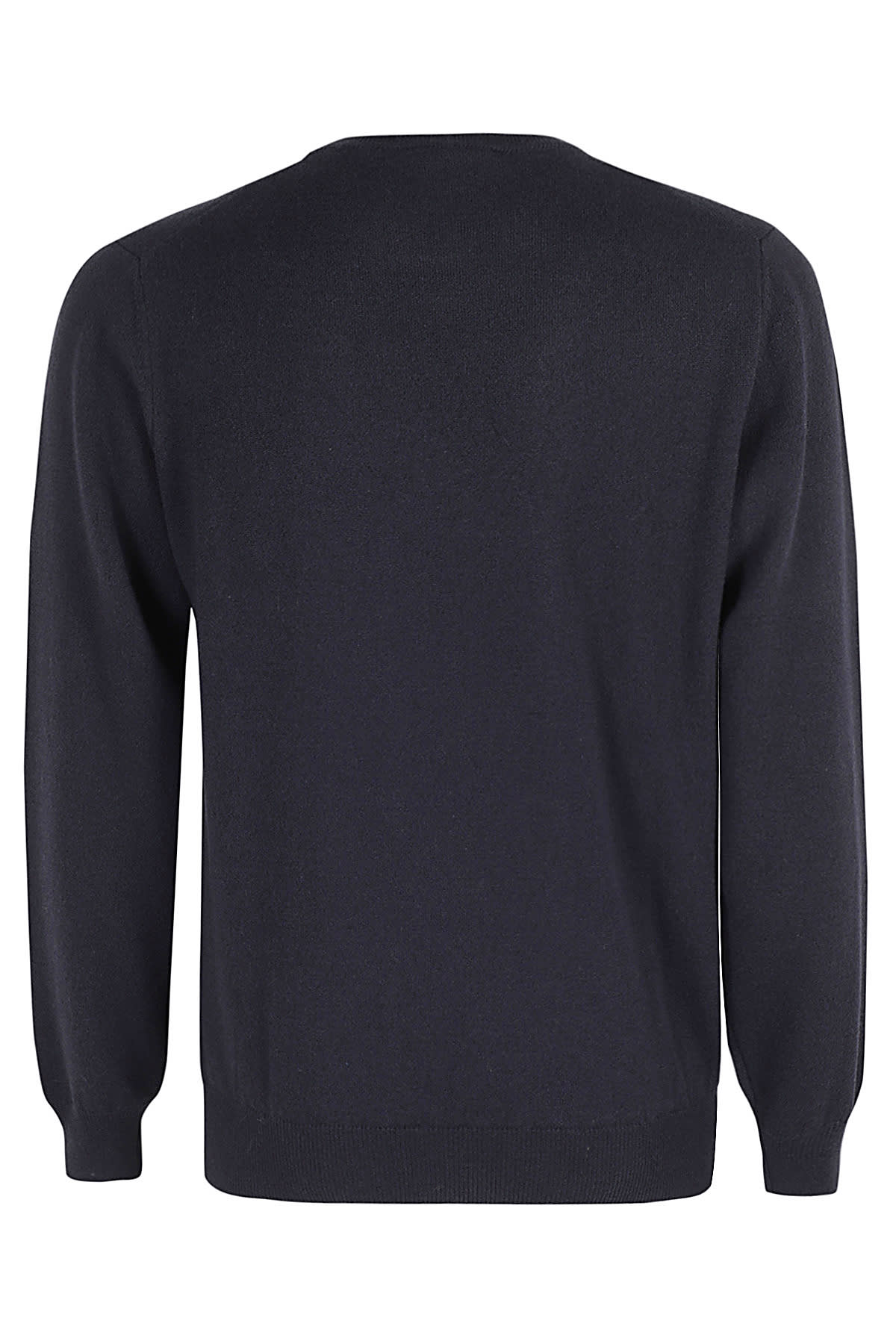 Shop Filippo De Laurentiis Girocollo ml Lana Cashmere In Blu Notte