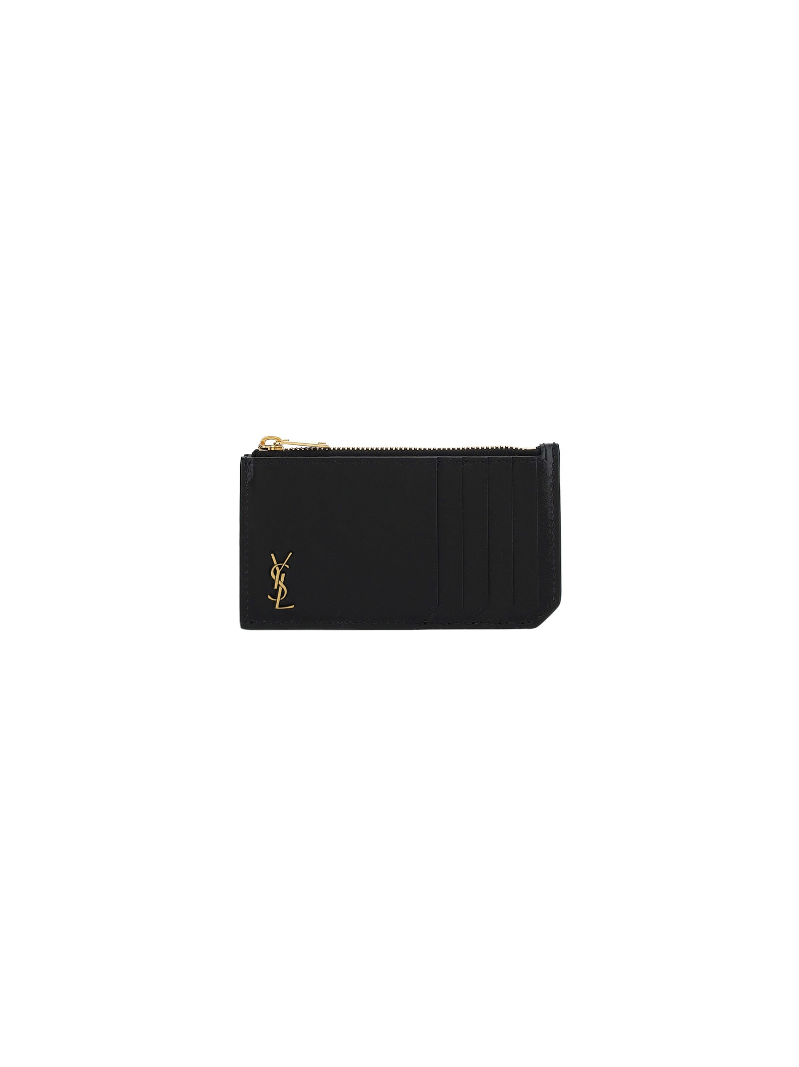 Saint Laurent Card Holder In Black