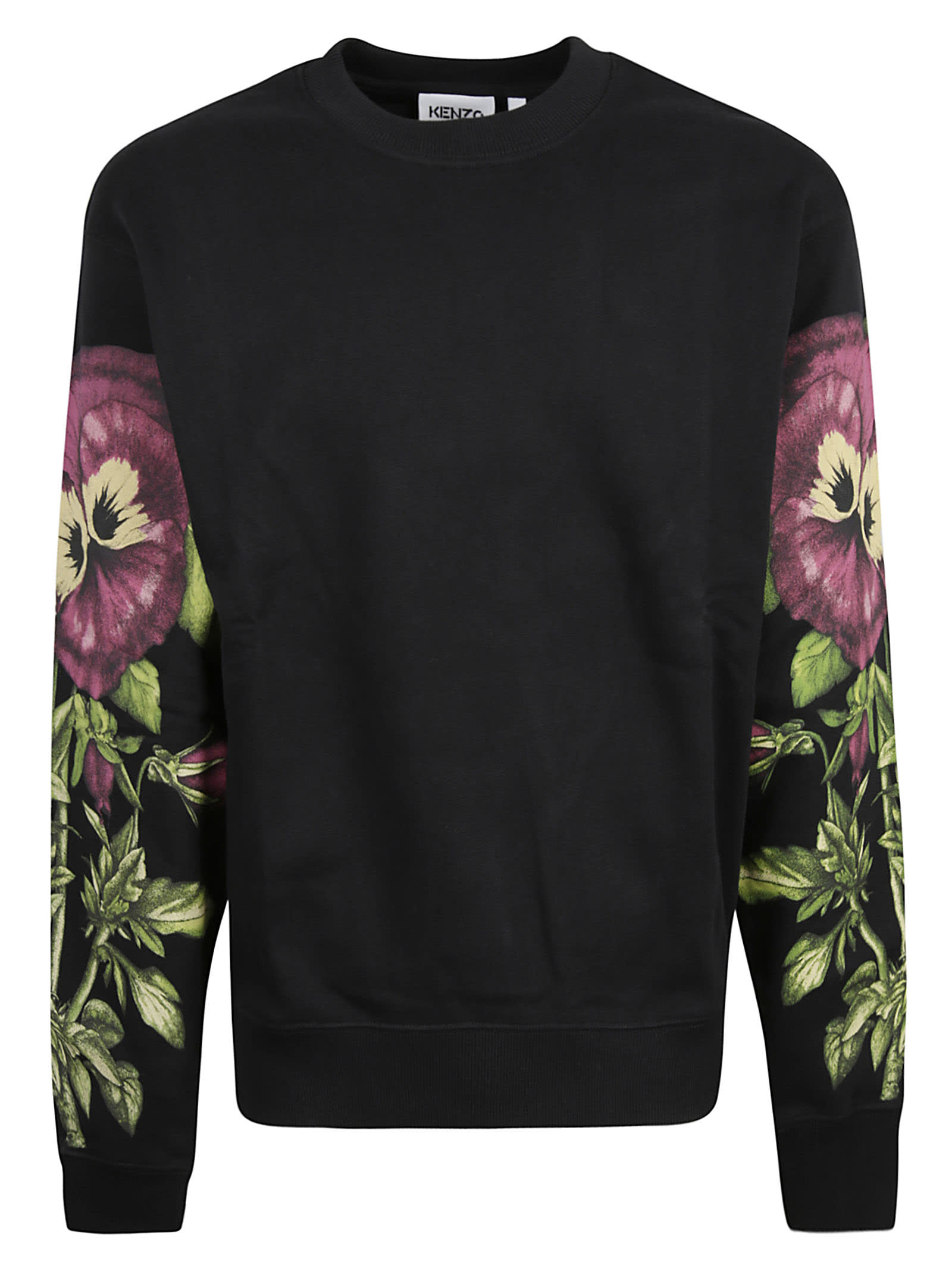 Kenzo Floral Sleeved Sweatshirt