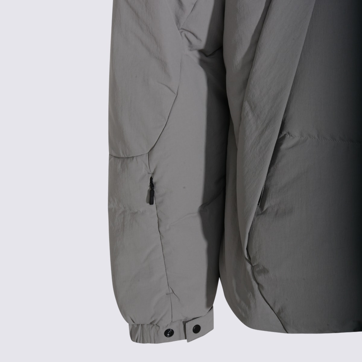 Jg1 Grey Down Jacket In Gray