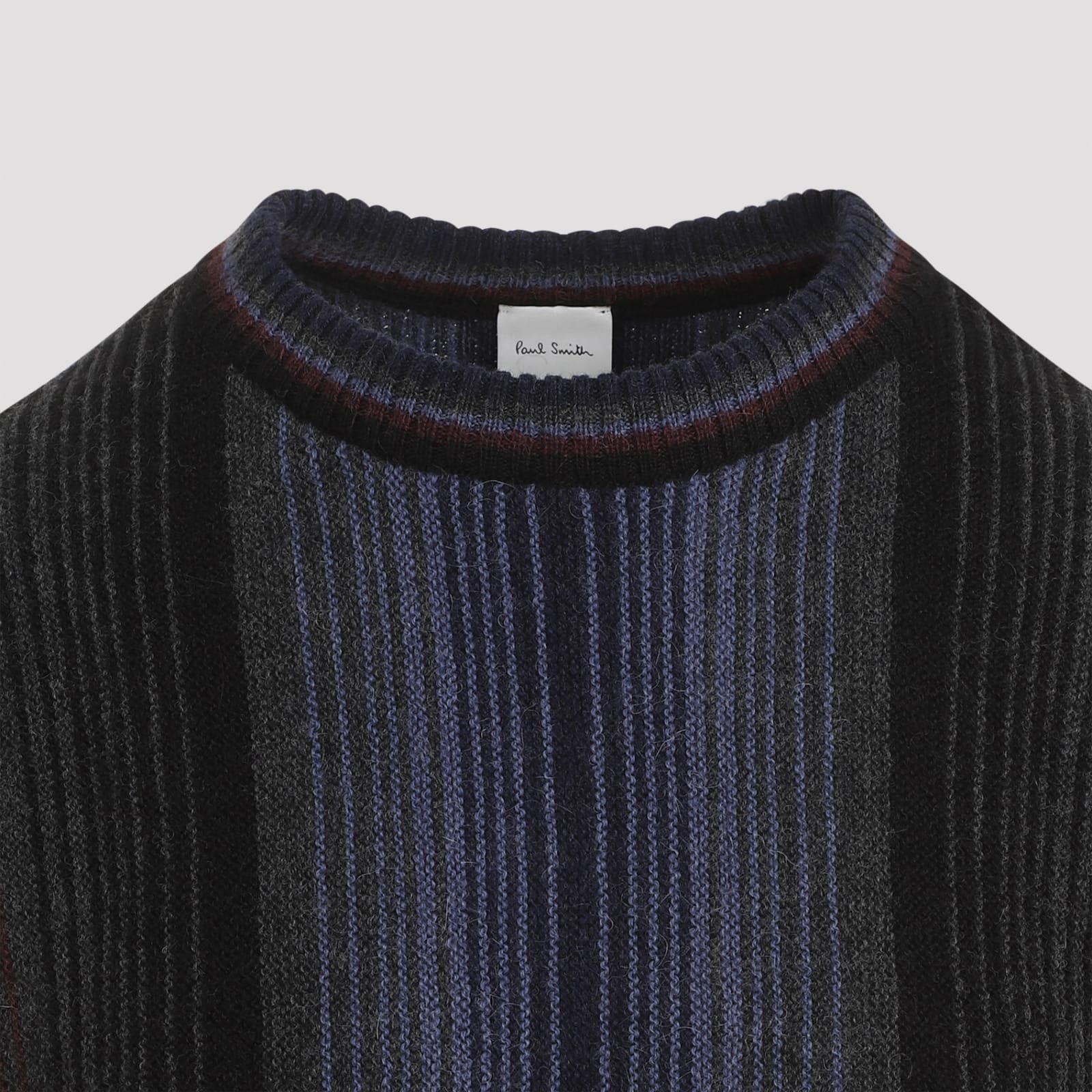 Shop Paul Smith Sweater Crew Neck In Navy