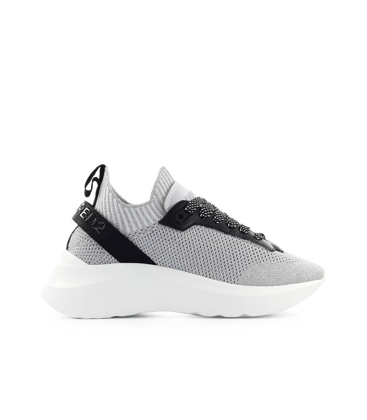 Dsquared2 Speedster Fabric Low-top Trainers In Silver | ModeSens