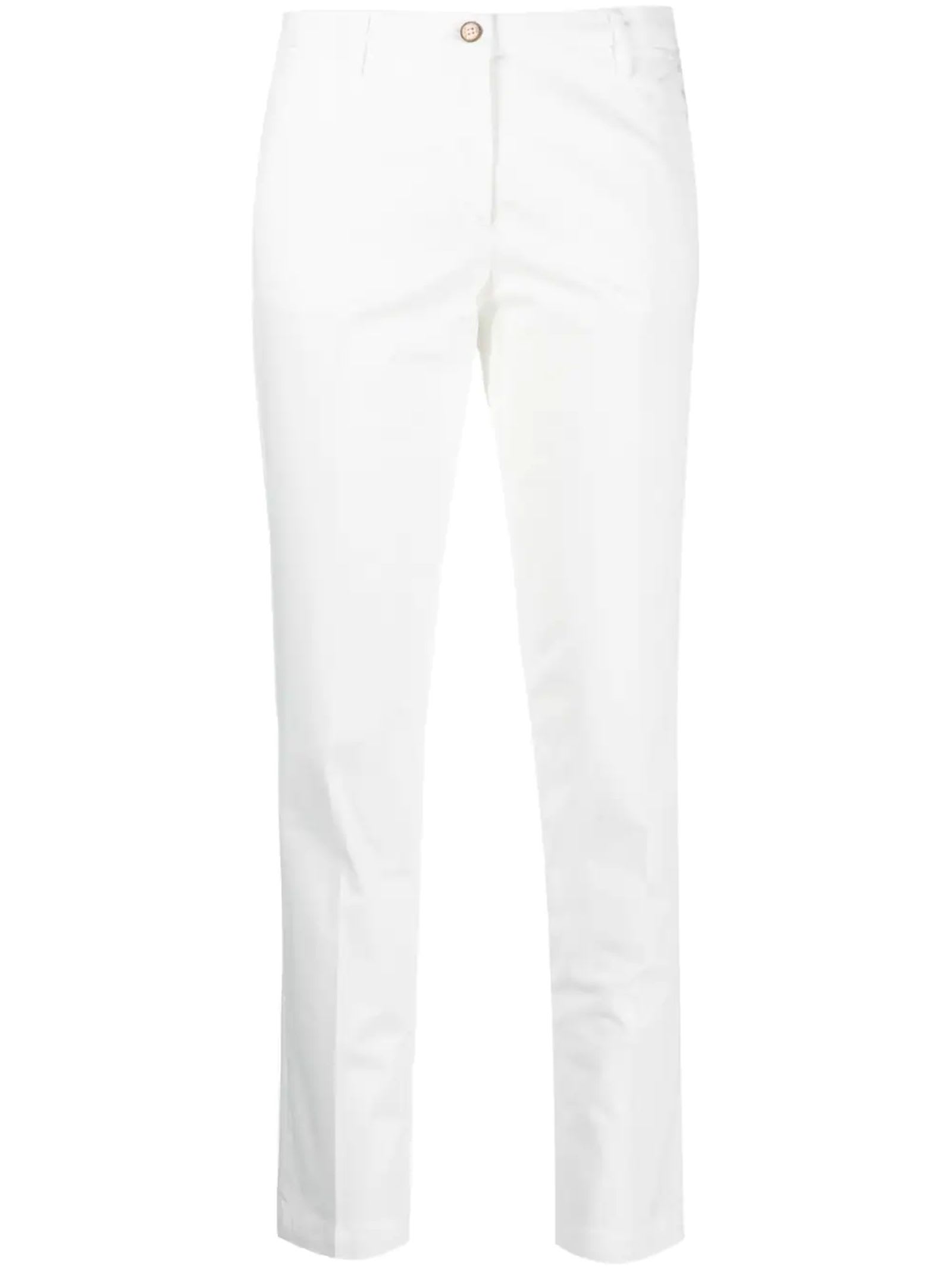 1949 White Cotton Trousers