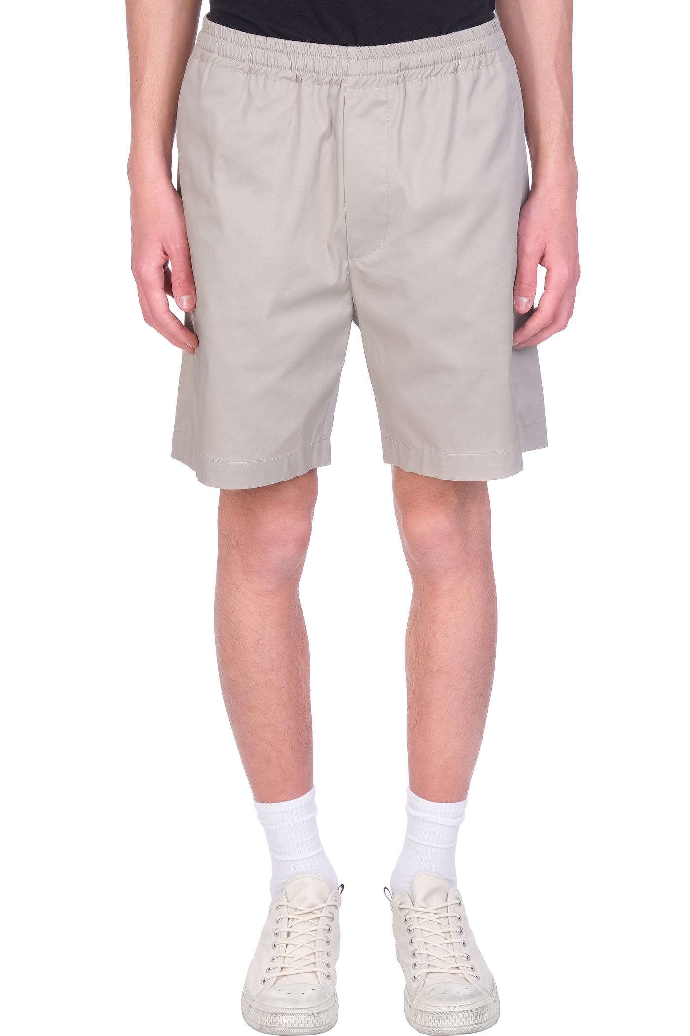 Mauro Grifoni Shorts In Beige Cotton