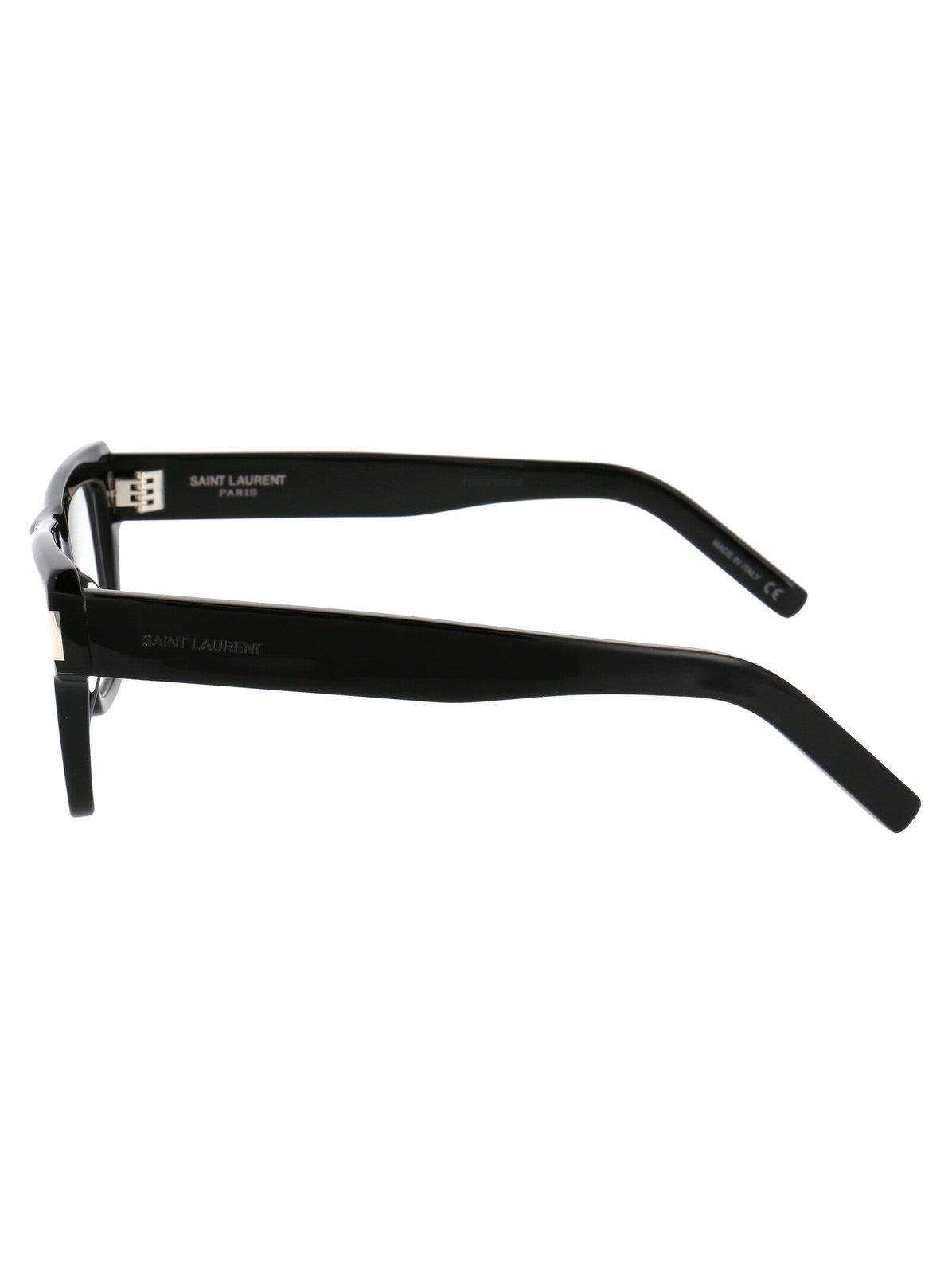 SAINT LAURENT SQUARE FRAME GLASSES 