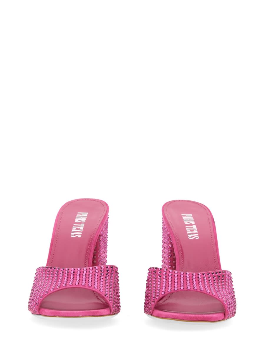 Shop Paris Texas Mule Holly Anja In Fuchsia