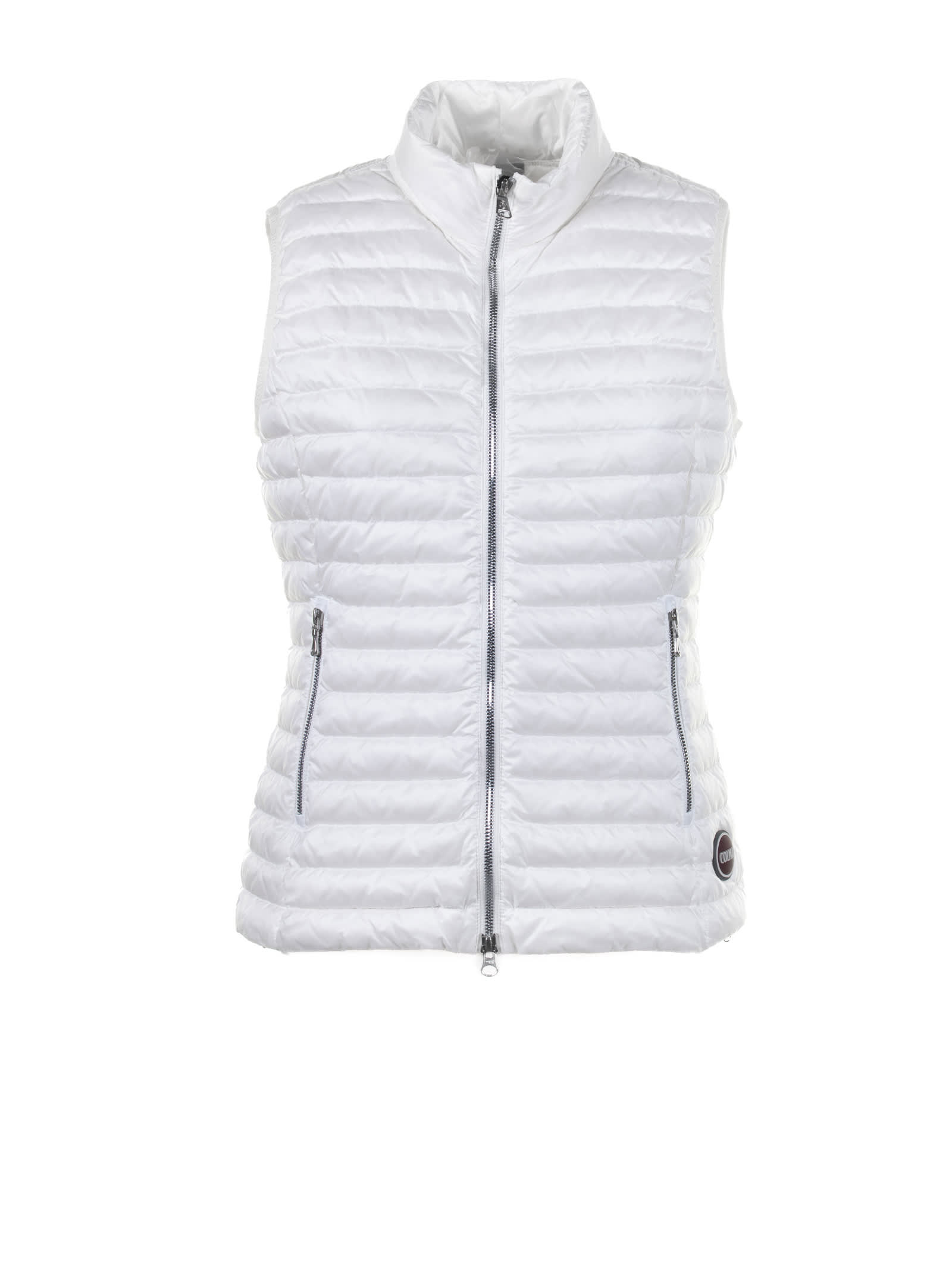 Shop Colmar White Down Vest In Bianco