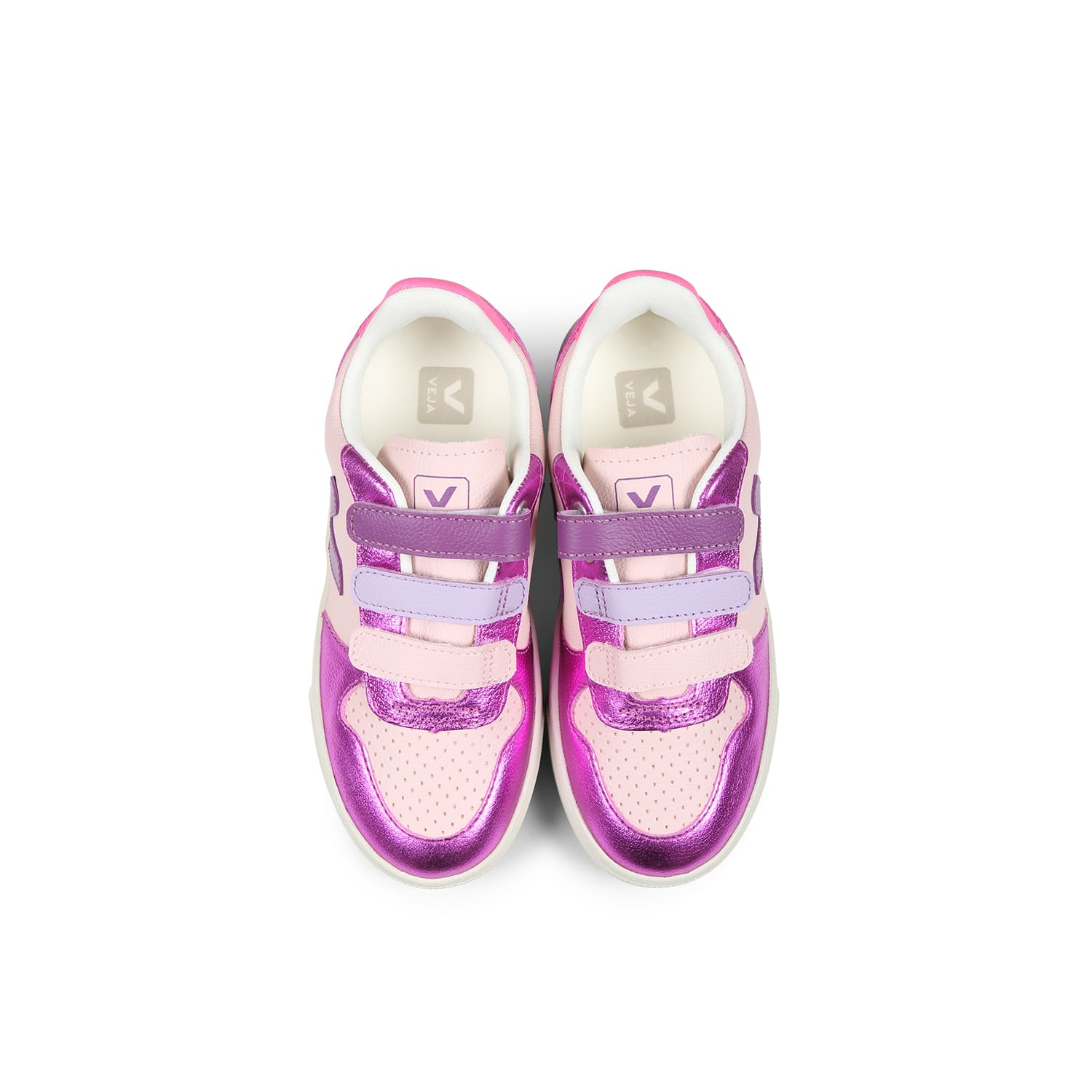 Veja Pink Sneakers For Girl With Logo In Pink