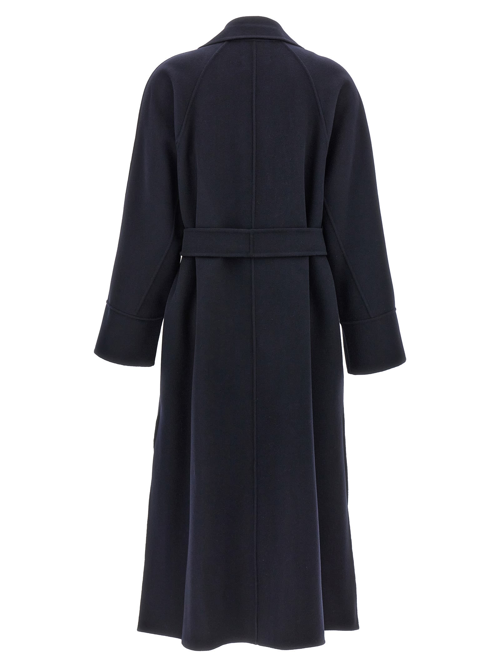 Shop 's Max Mara Agata Coat In Blue