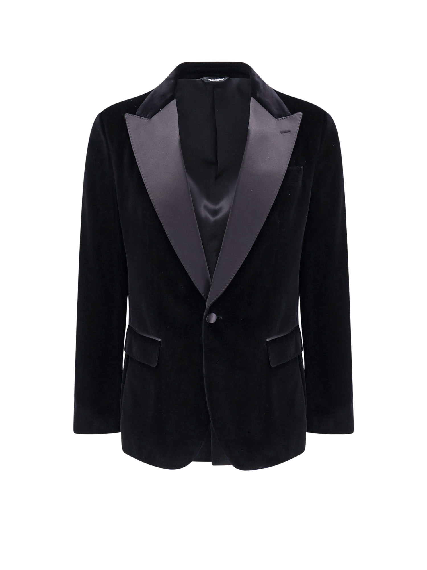 Shop Dolce & Gabbana Sicilia Blazer In Black