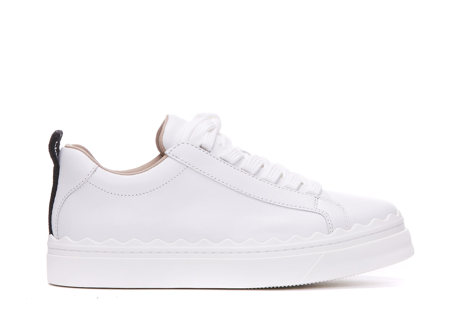 Shop Chloé Lauren Sneakers In White