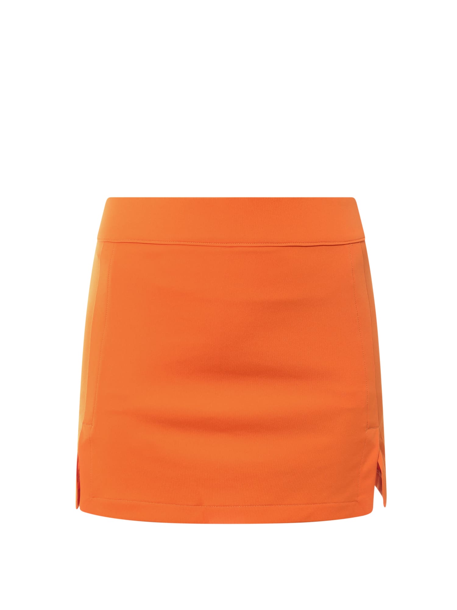Shop J. Lindeberg Amelie Skirt In Orange