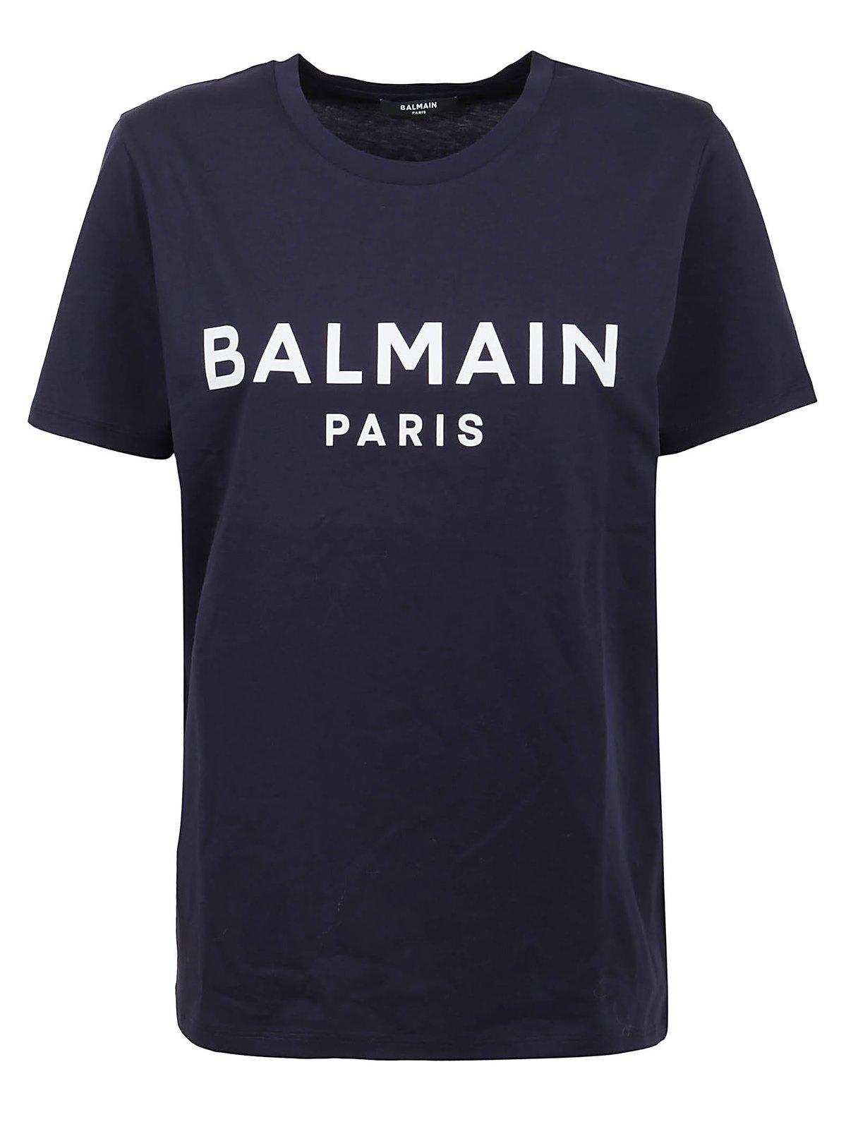 Balmain Printed T-shirt In Black