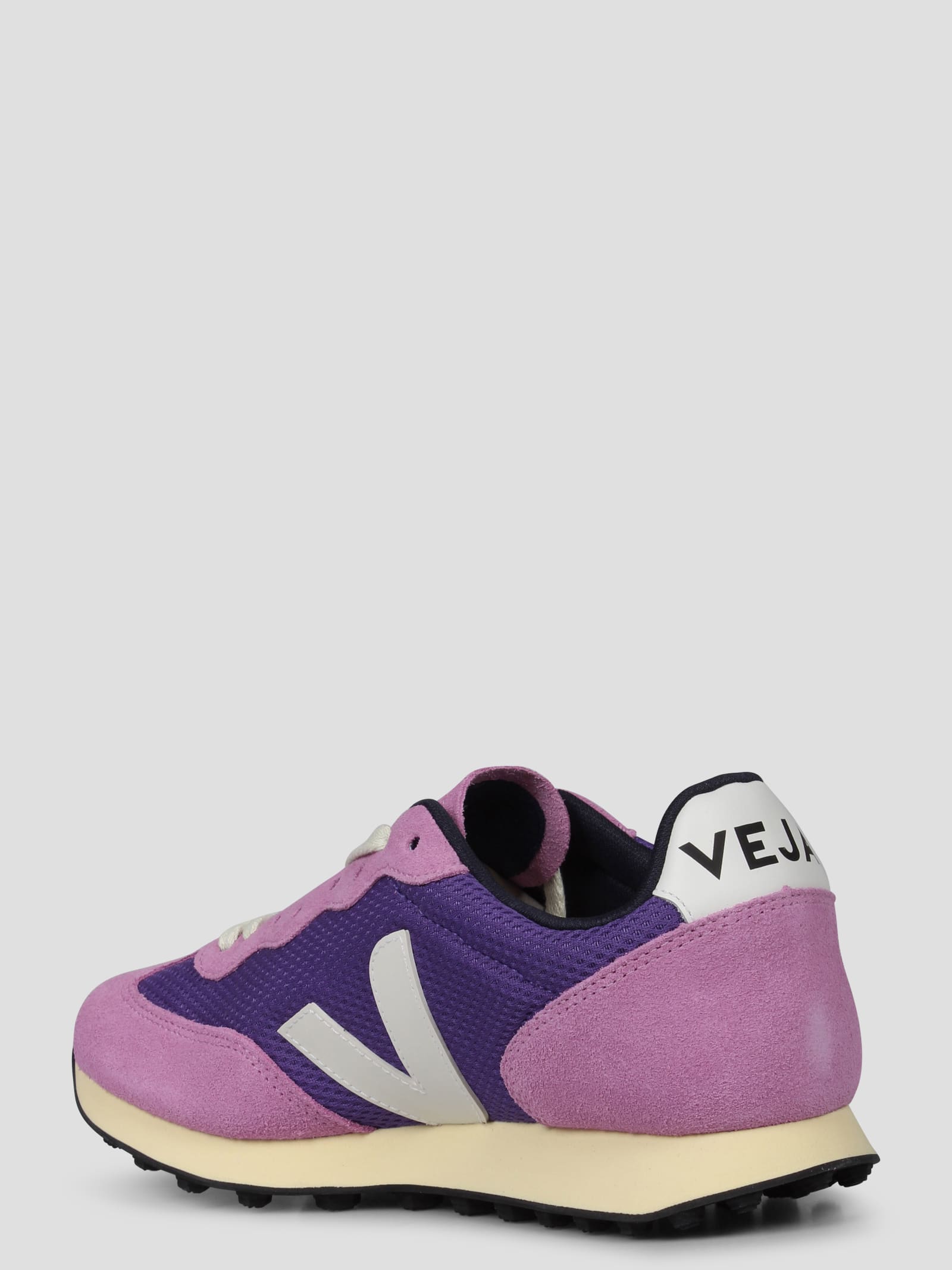 Shop Veja Rio Branco Alveomesh Sneakers In Pink & Purple