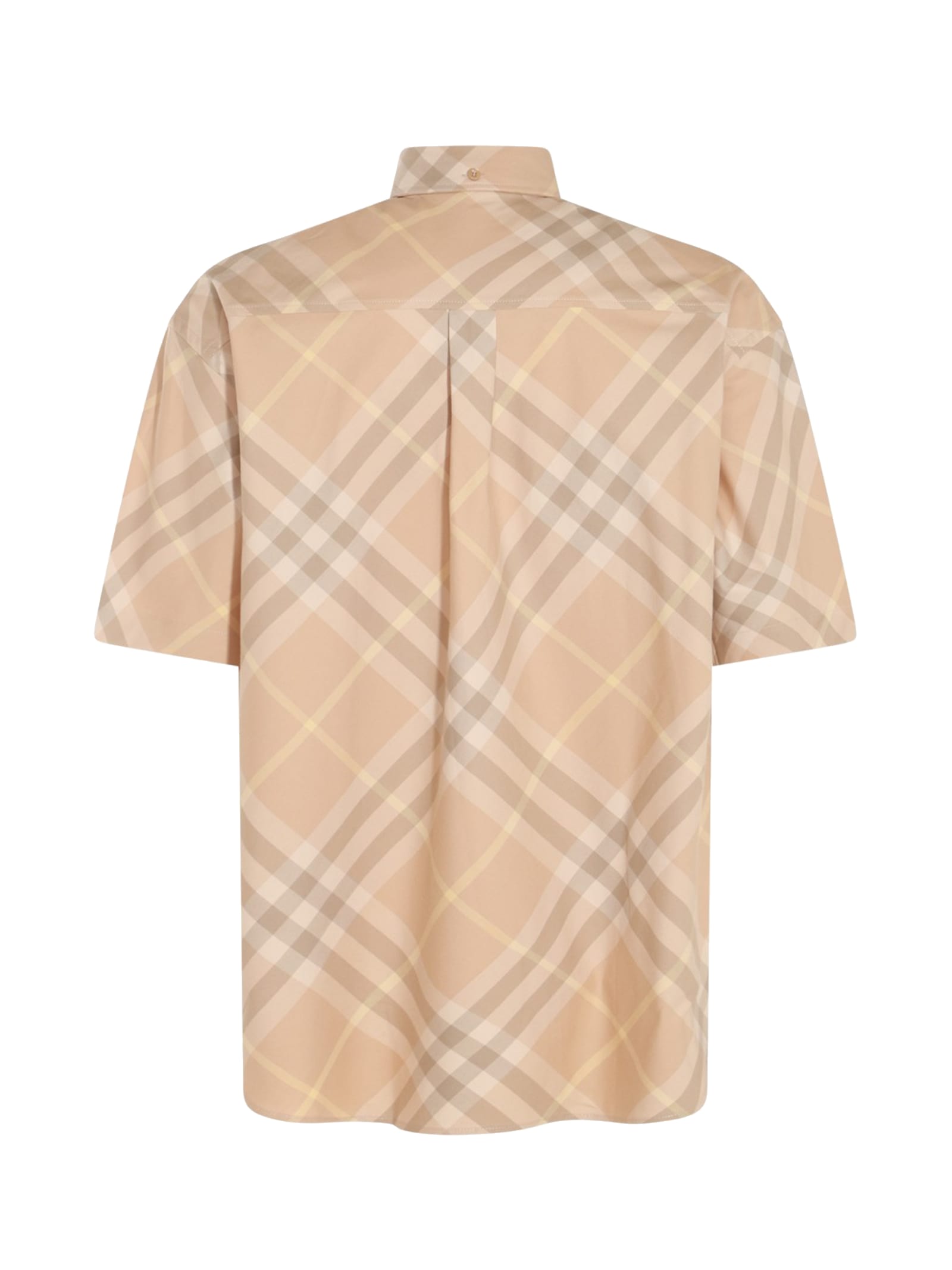 Shop Burberry Cotton Shirt Camicia Vintage Check