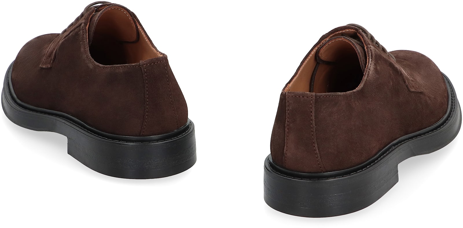 Bruno Magli Suede Lace-up Derby Shoes In Brown