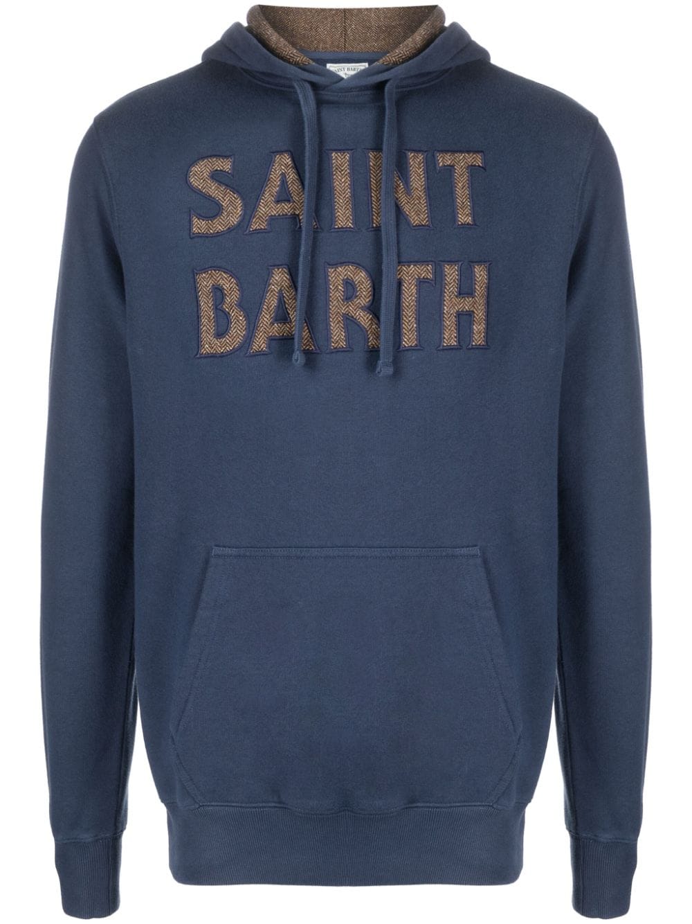 Shop Mc2 Saint Barth Tribeca Hooded Fleece Sweatshirt In Patch