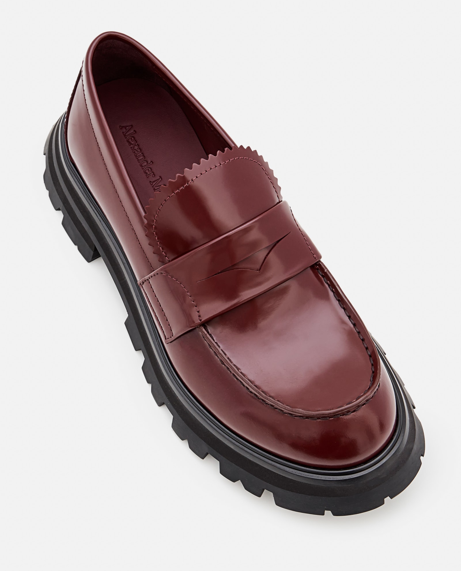 Alexander Mcqueen Mocassini In Red