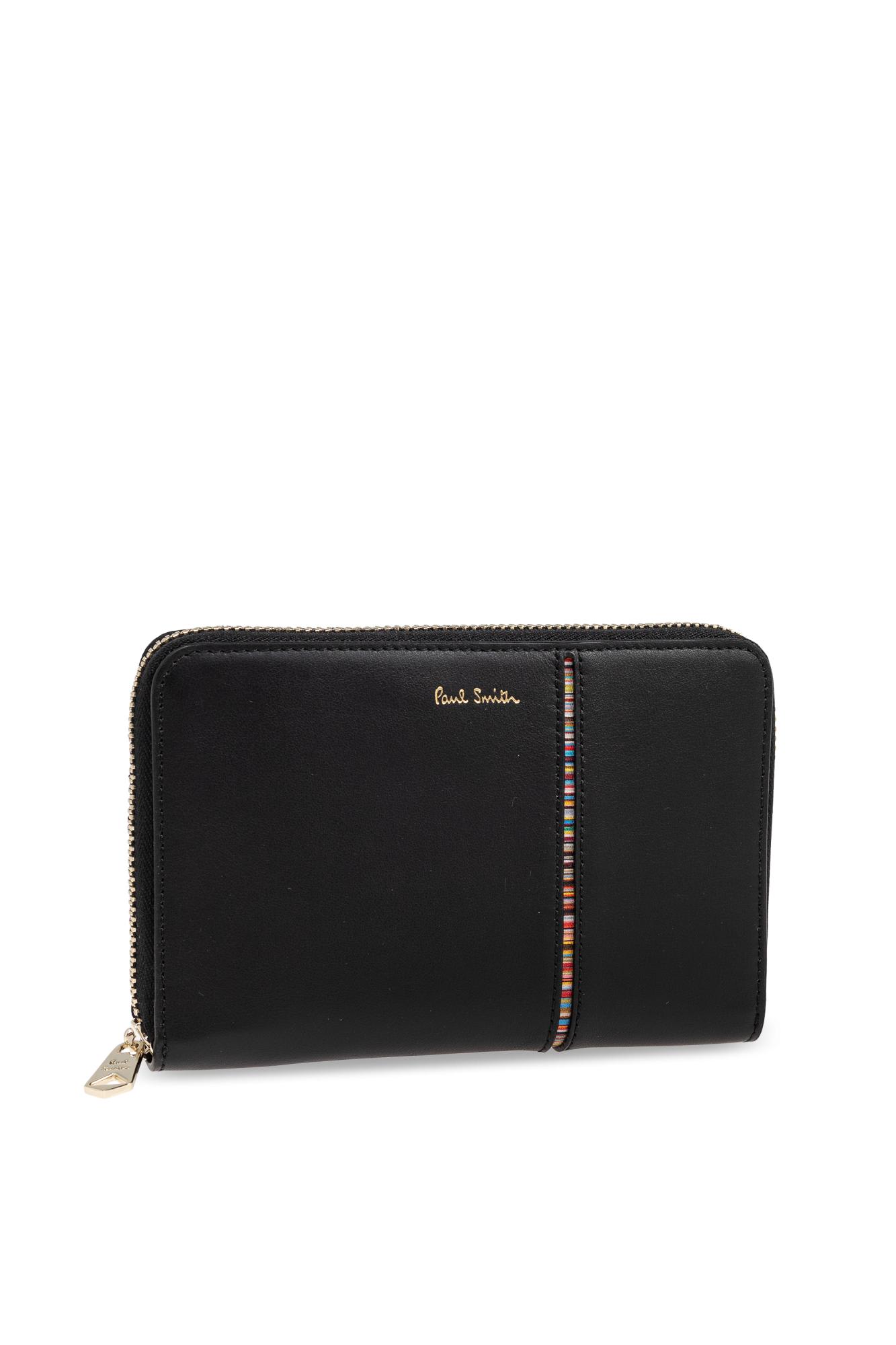 Shop Paul Smith Wallet With Logo In Black